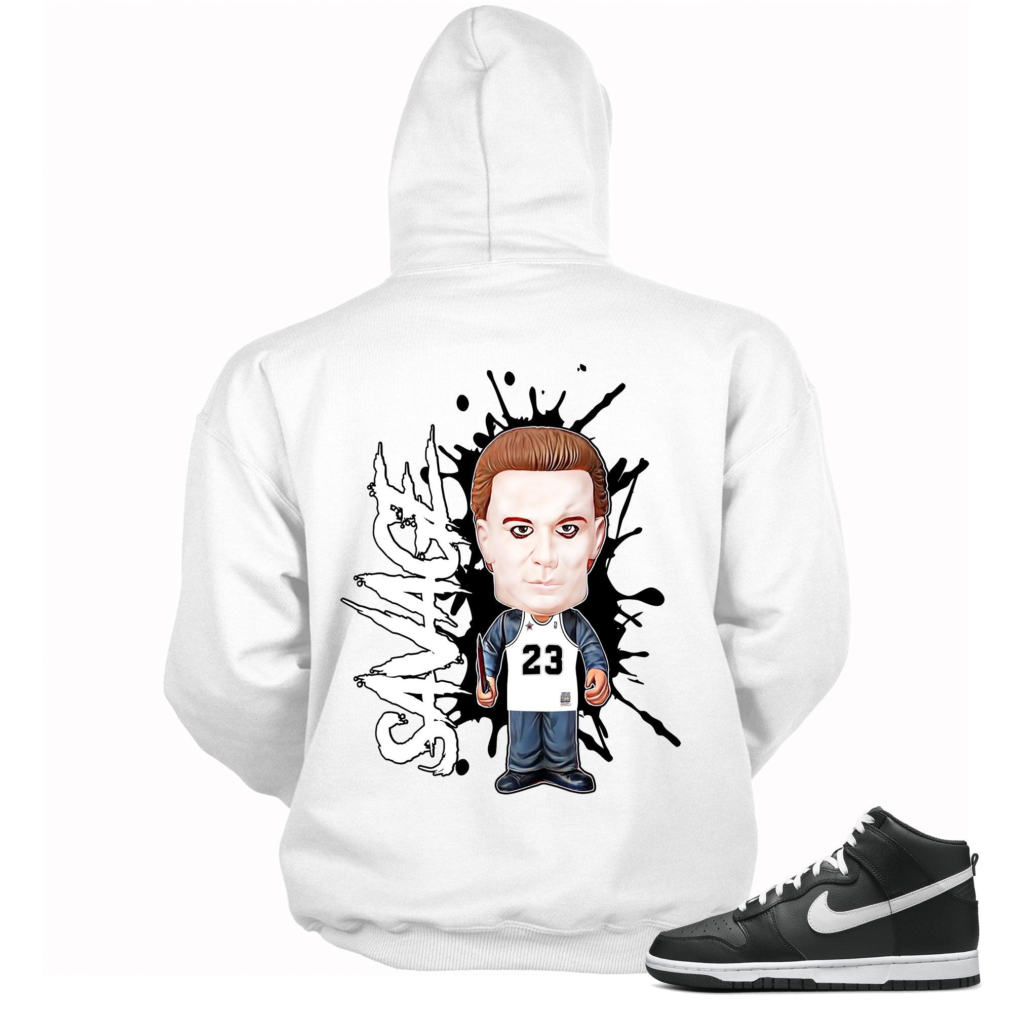 Dunk High Anthracite White Hoodie Savage - Sneaker Shirts Outlet