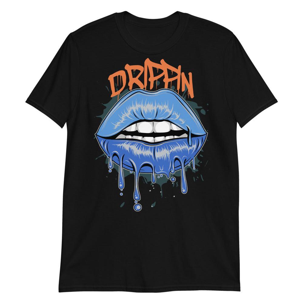 Yeezy Boost 700 Bright Blue Shirt Drippin Lips