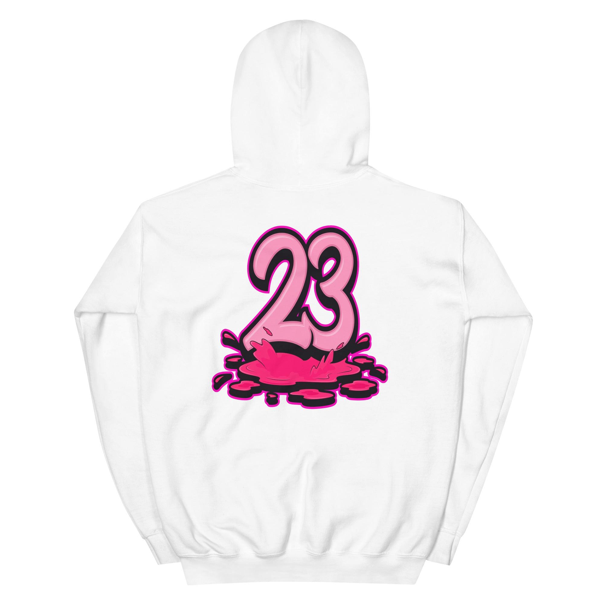 14s Low Shocking Pink Hoodie 23 Melting