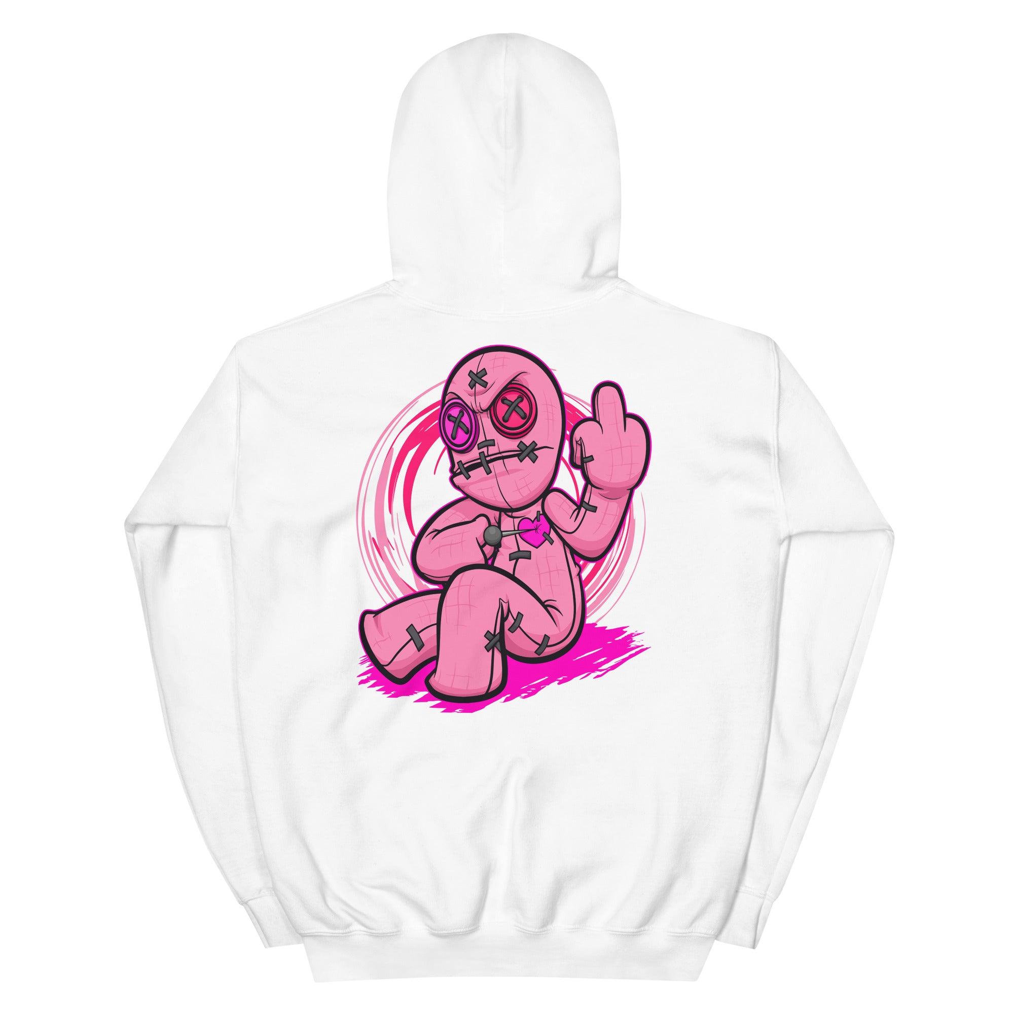 14 Low Shocking Pink Hoodie Voodoo Doll