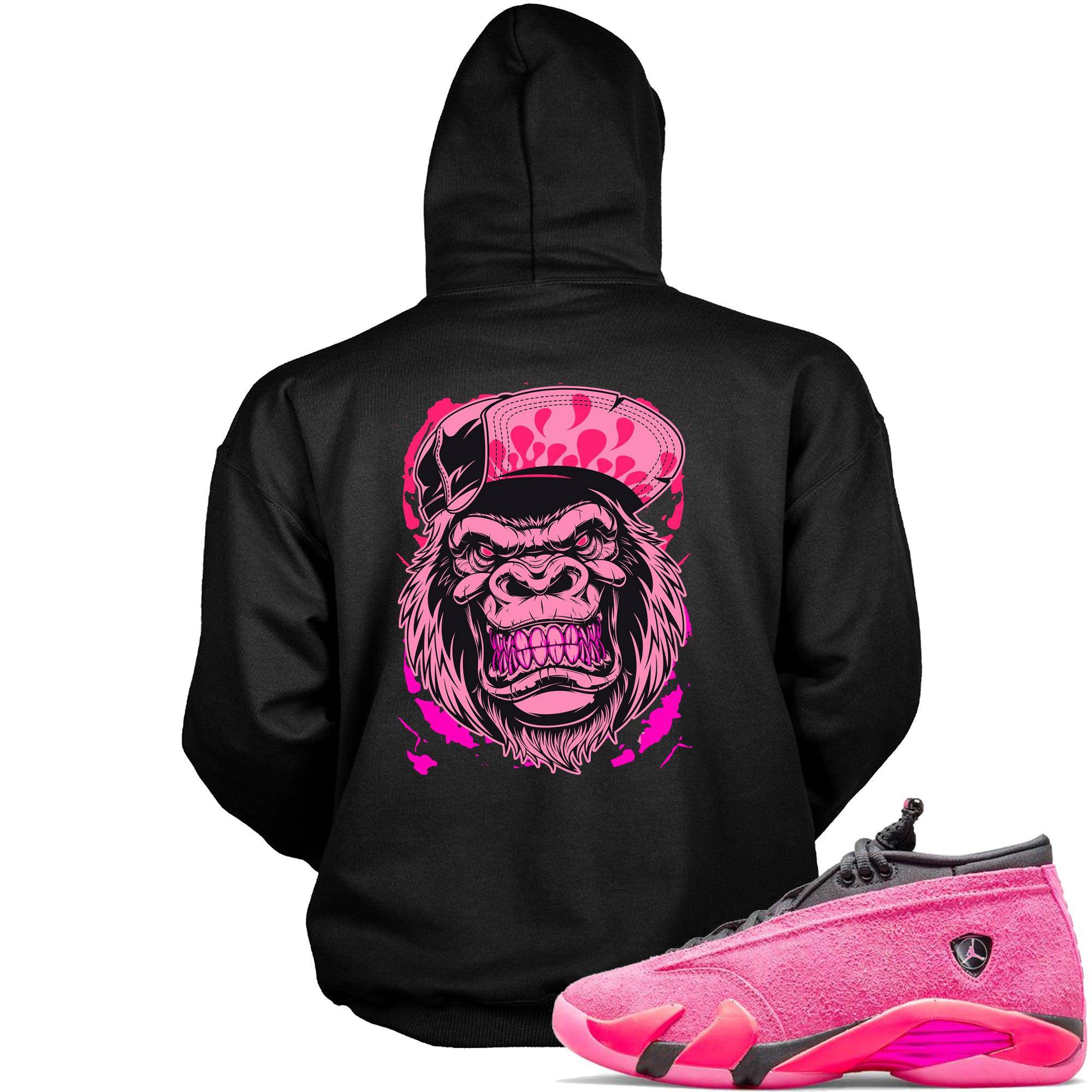 14 Low Shocking Pink Hoodie Gorilla Beast
