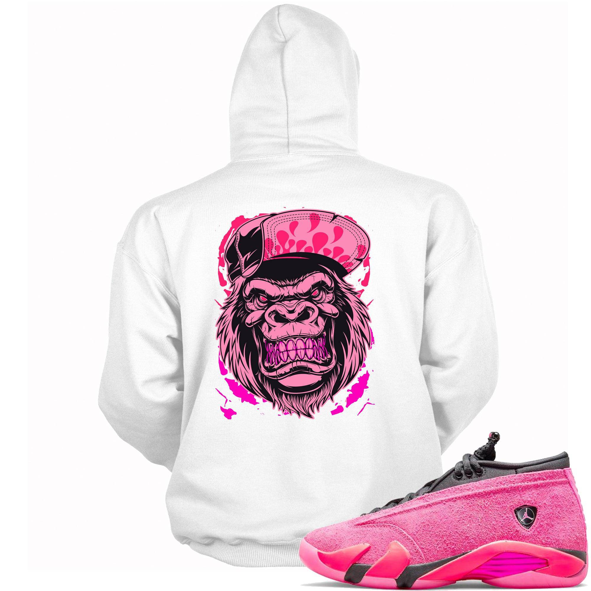 14 Low Shocking Pink Hoodie Gorilla Beast