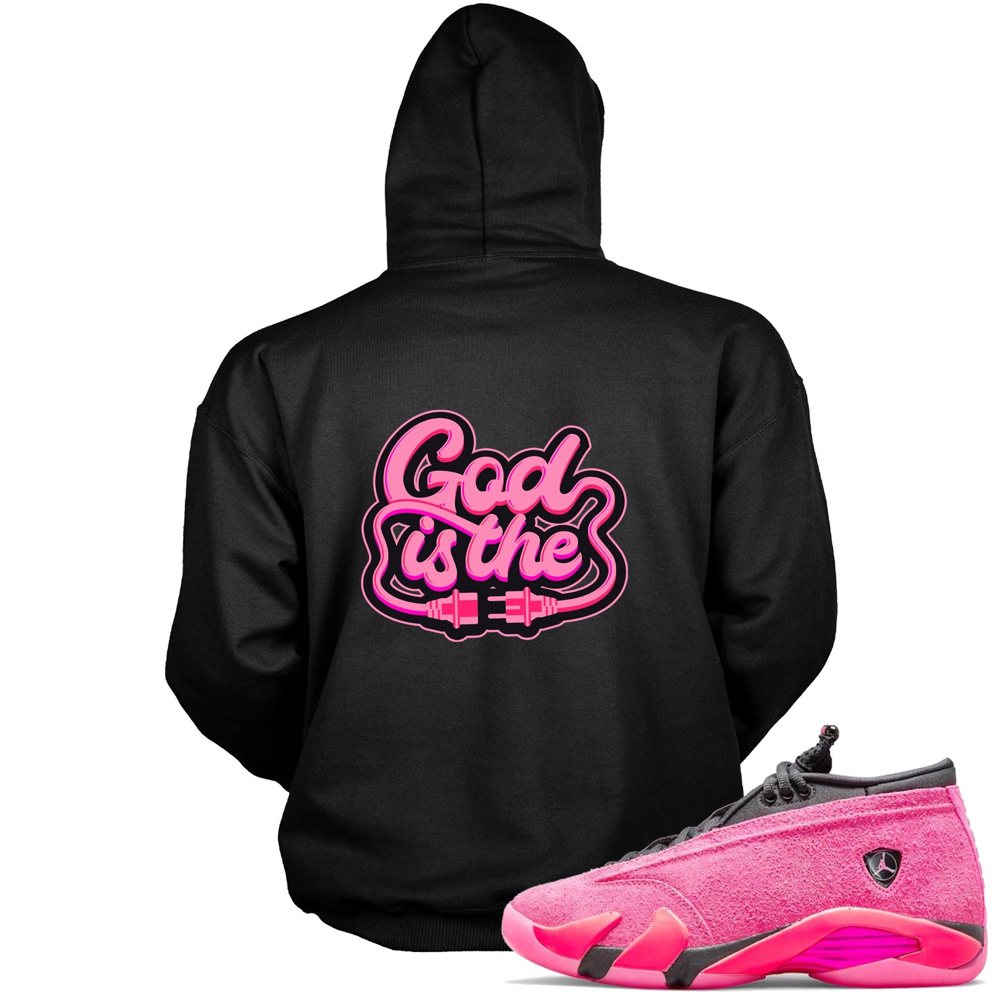 14 Low Shocking Pink Hoodie God Is