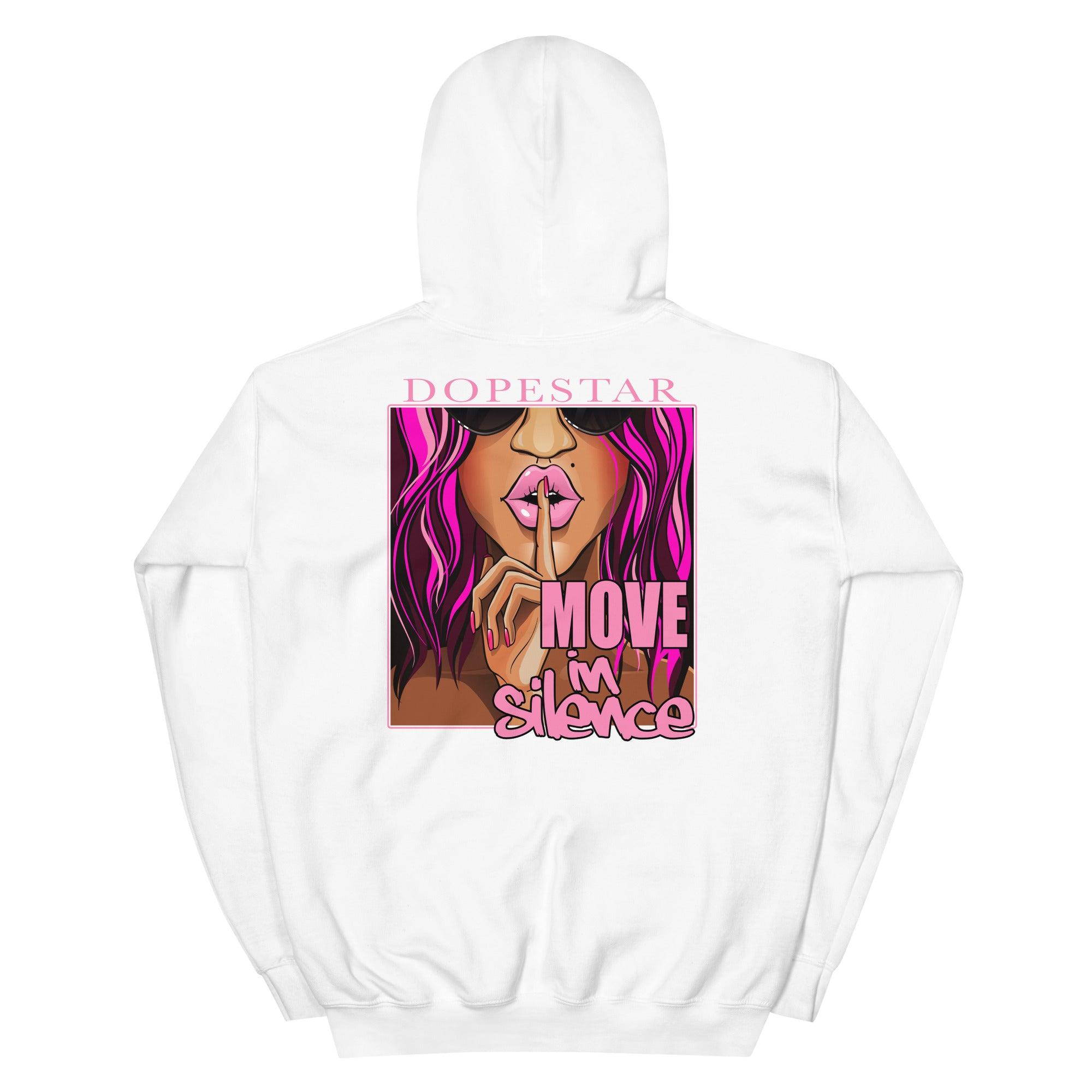 14 Low Shocking Pink Hoodie Move in Silence