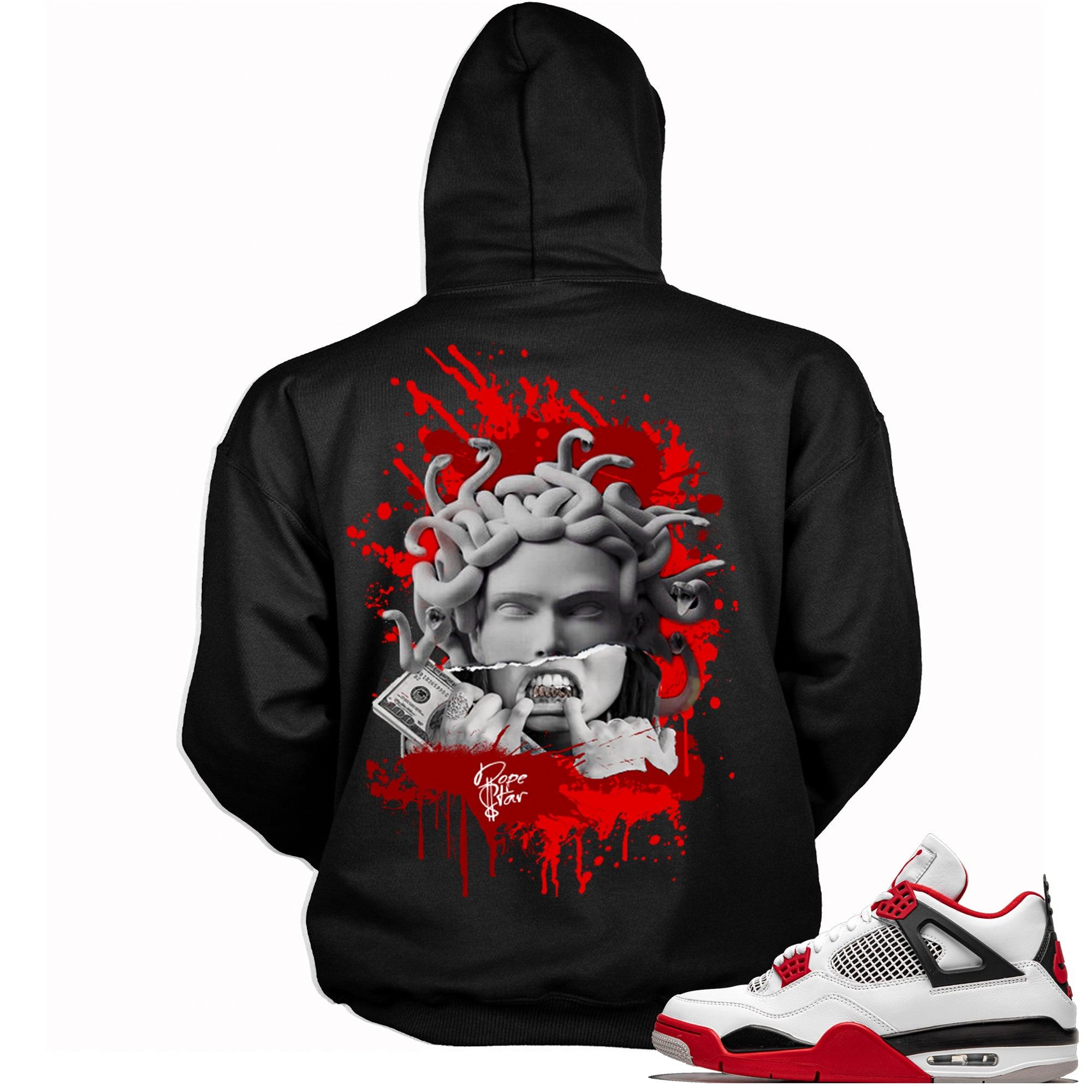 4s Fire Red Hoodie Medusa