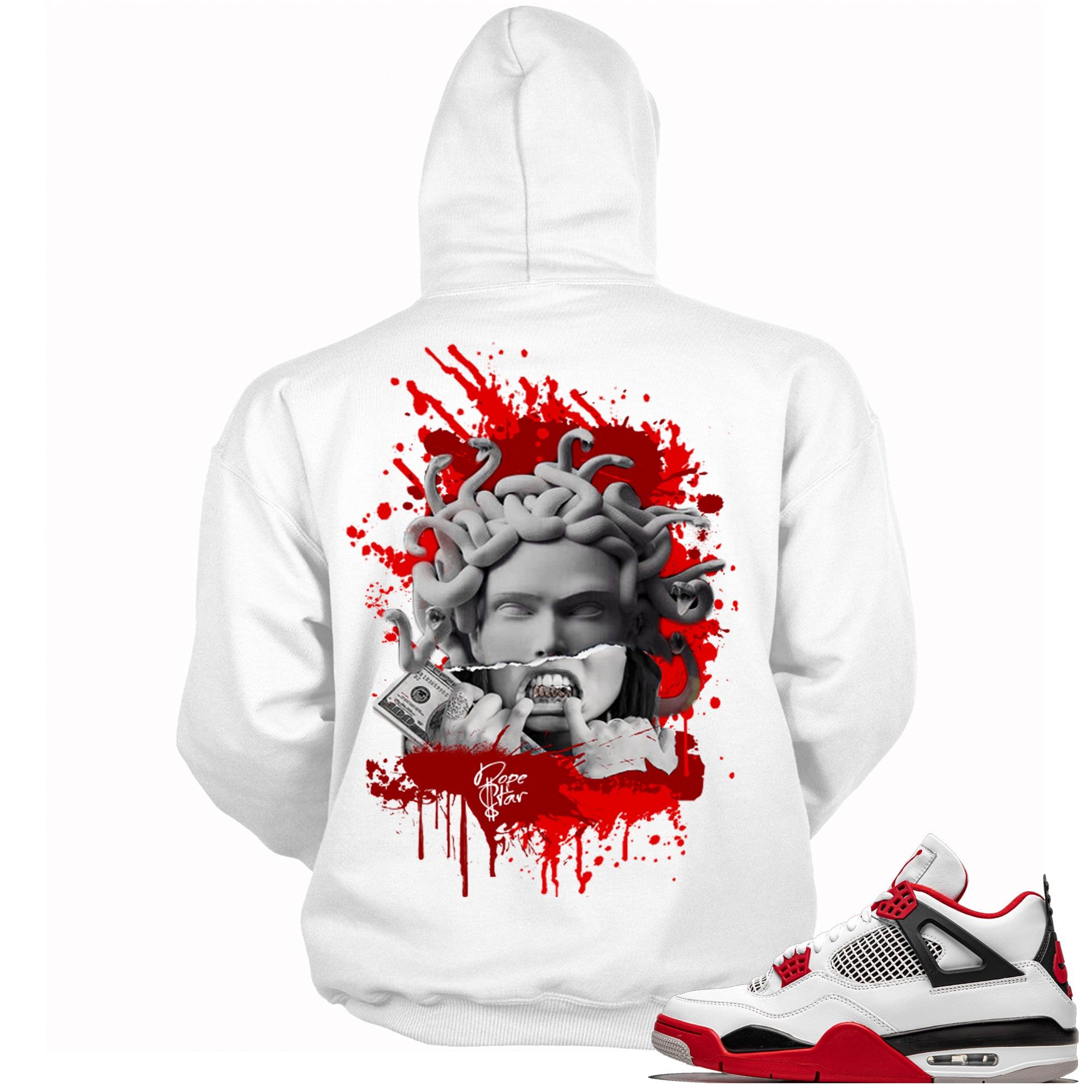4s Fire Red Hoodie Medusa