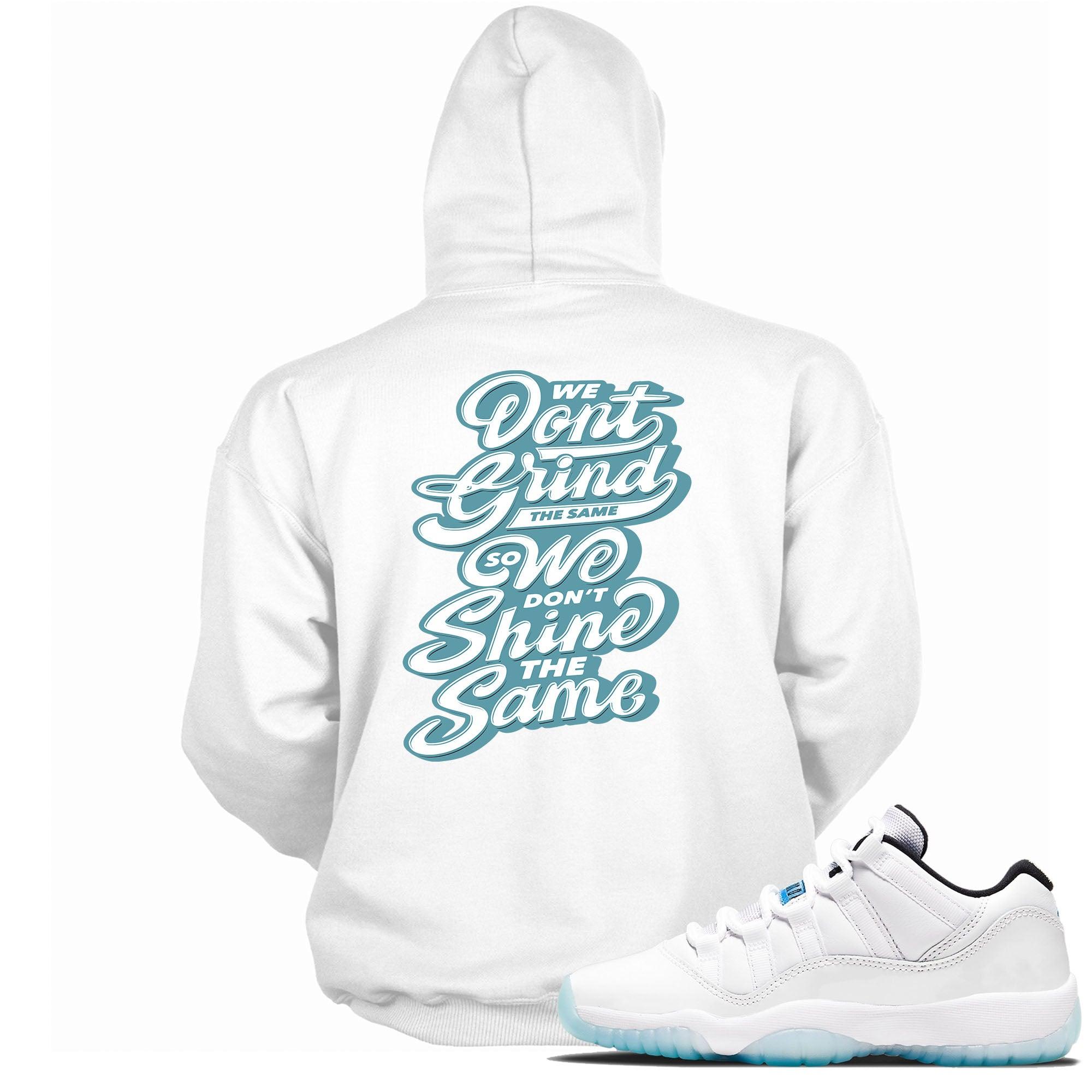 11s Low Legend Blue Hoodie We Grind