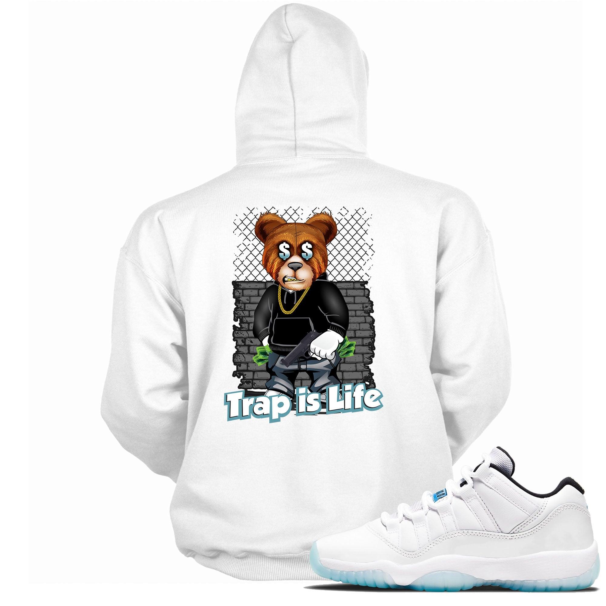 11s Low Legend Blue Hoodie Trap Is Life