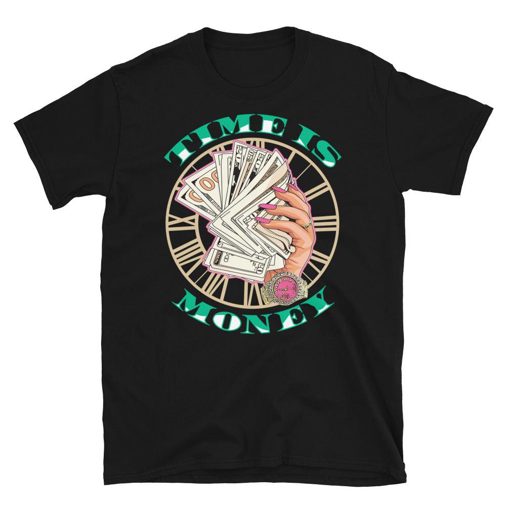 1s Mid Paint Drip (GS) Shirt Time Is Money