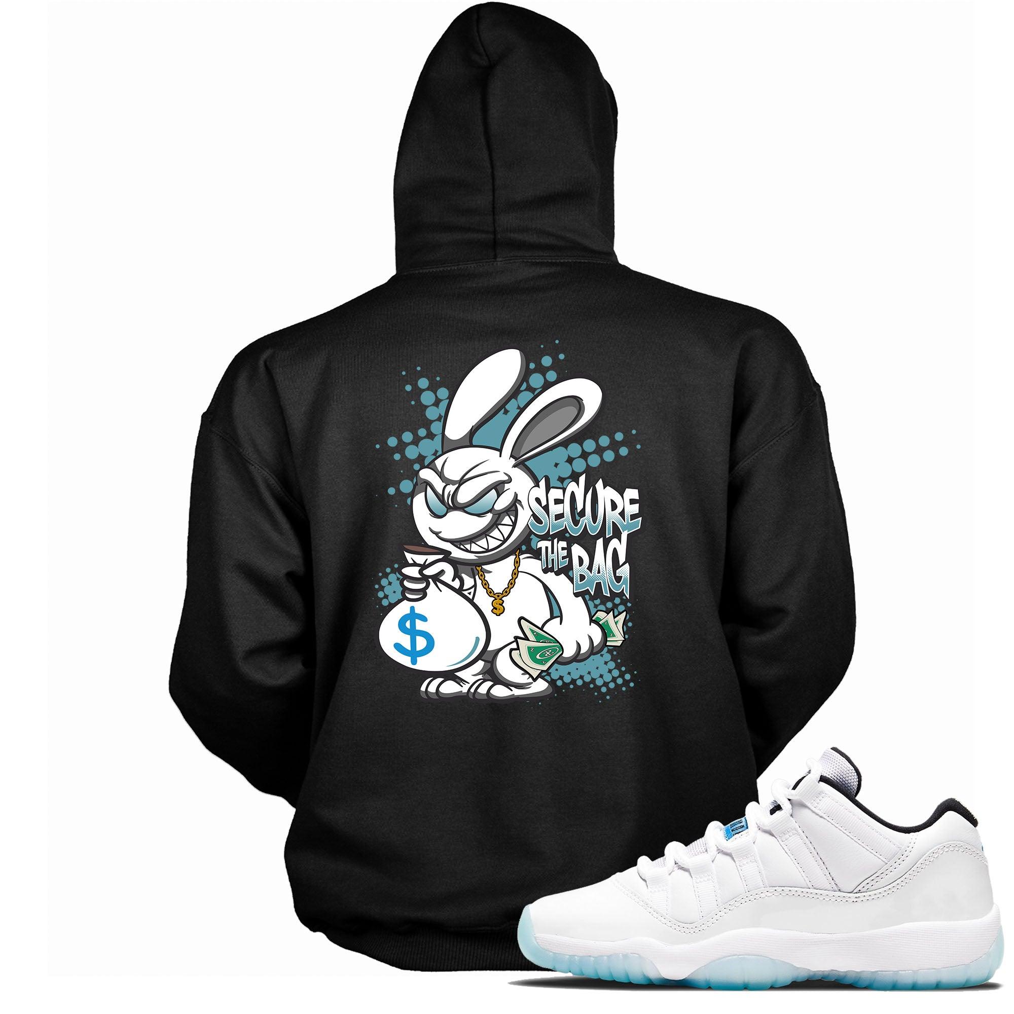 11s Low Legend Blue Hoodie Secure The Bag