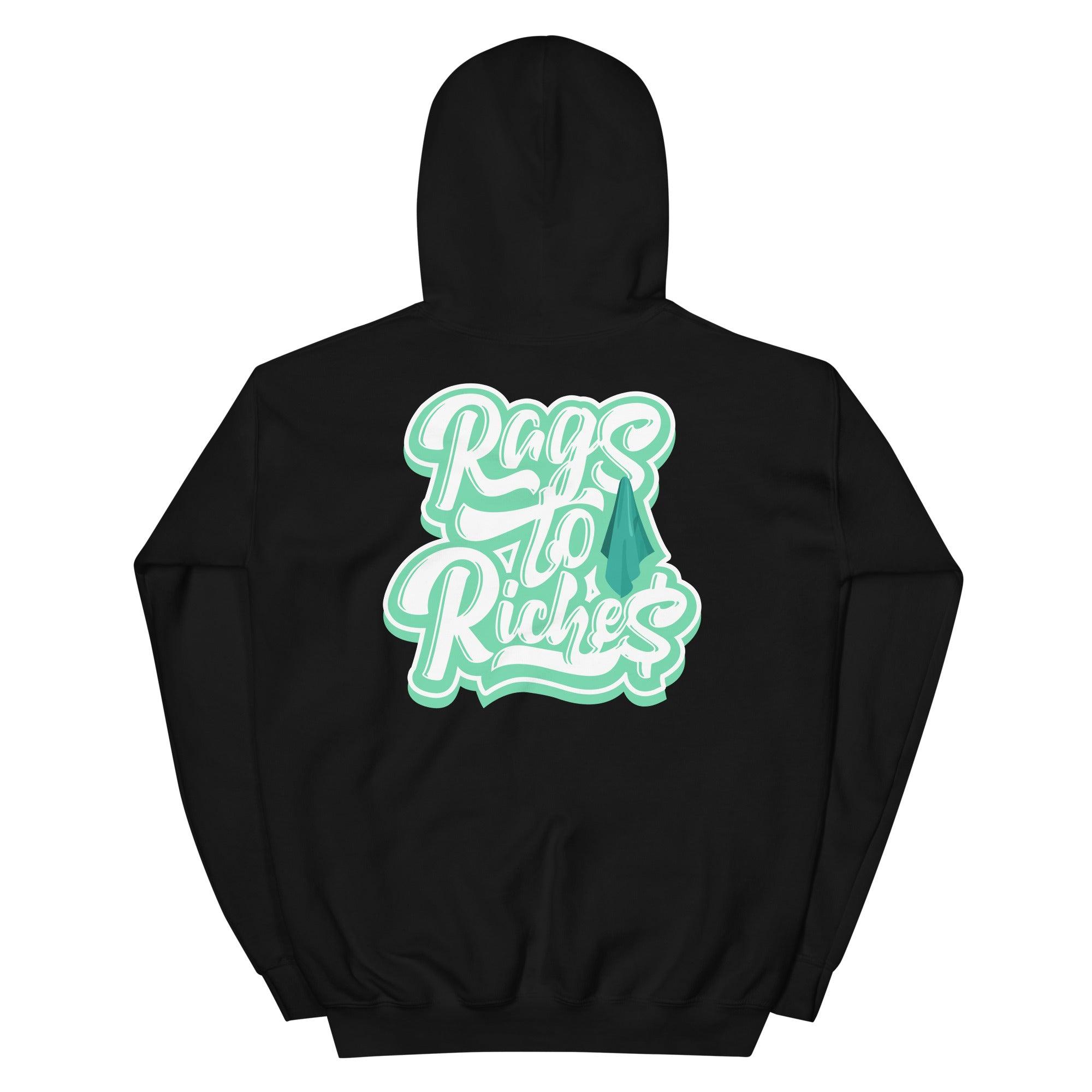 Dunk Low Green Glow Hoodie Rags To Riches