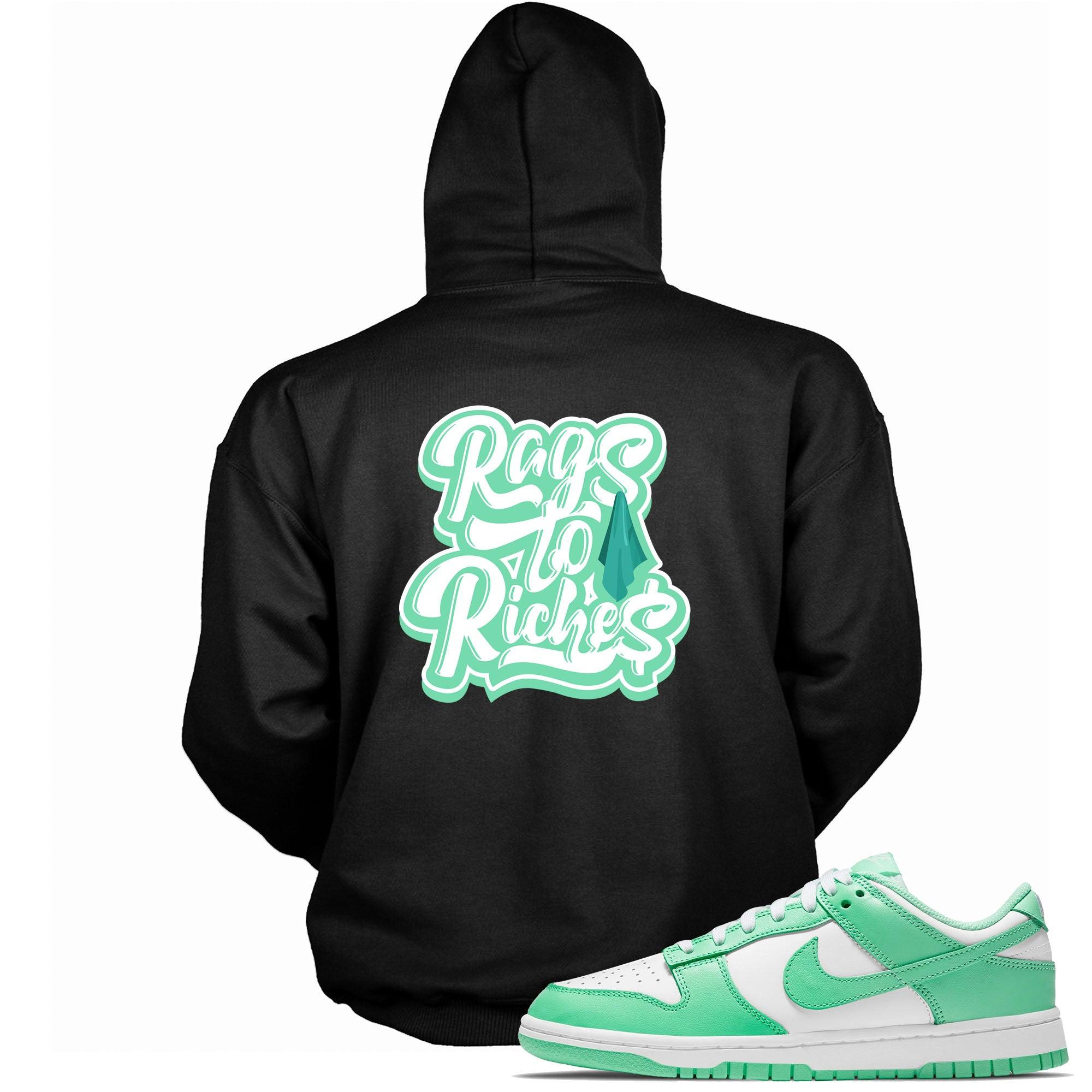 Dunk Low Green Glow Hoodie Rags To Riches