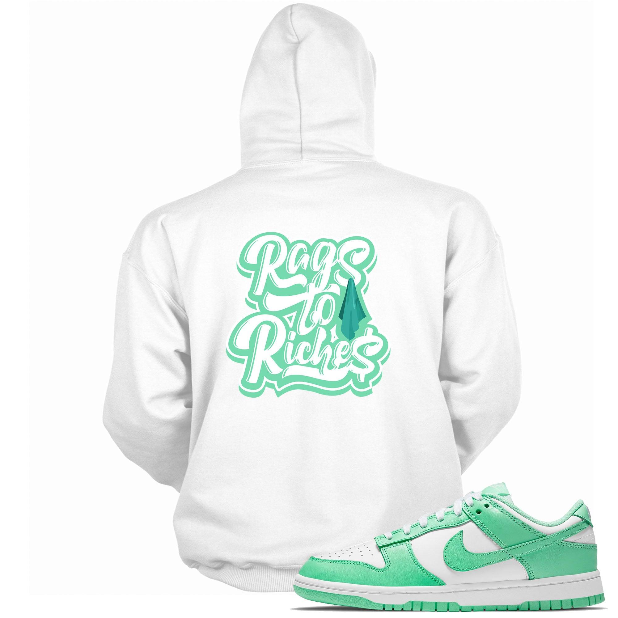 Dunk Low Green Glow Hoodie Rags To Riches