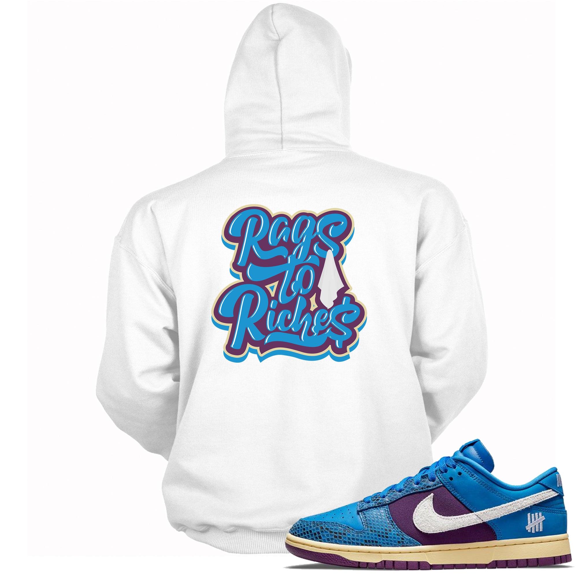 Dunk Low Undefeated 5 On It Dunk vs AF1 Hoodie Rags To Riches