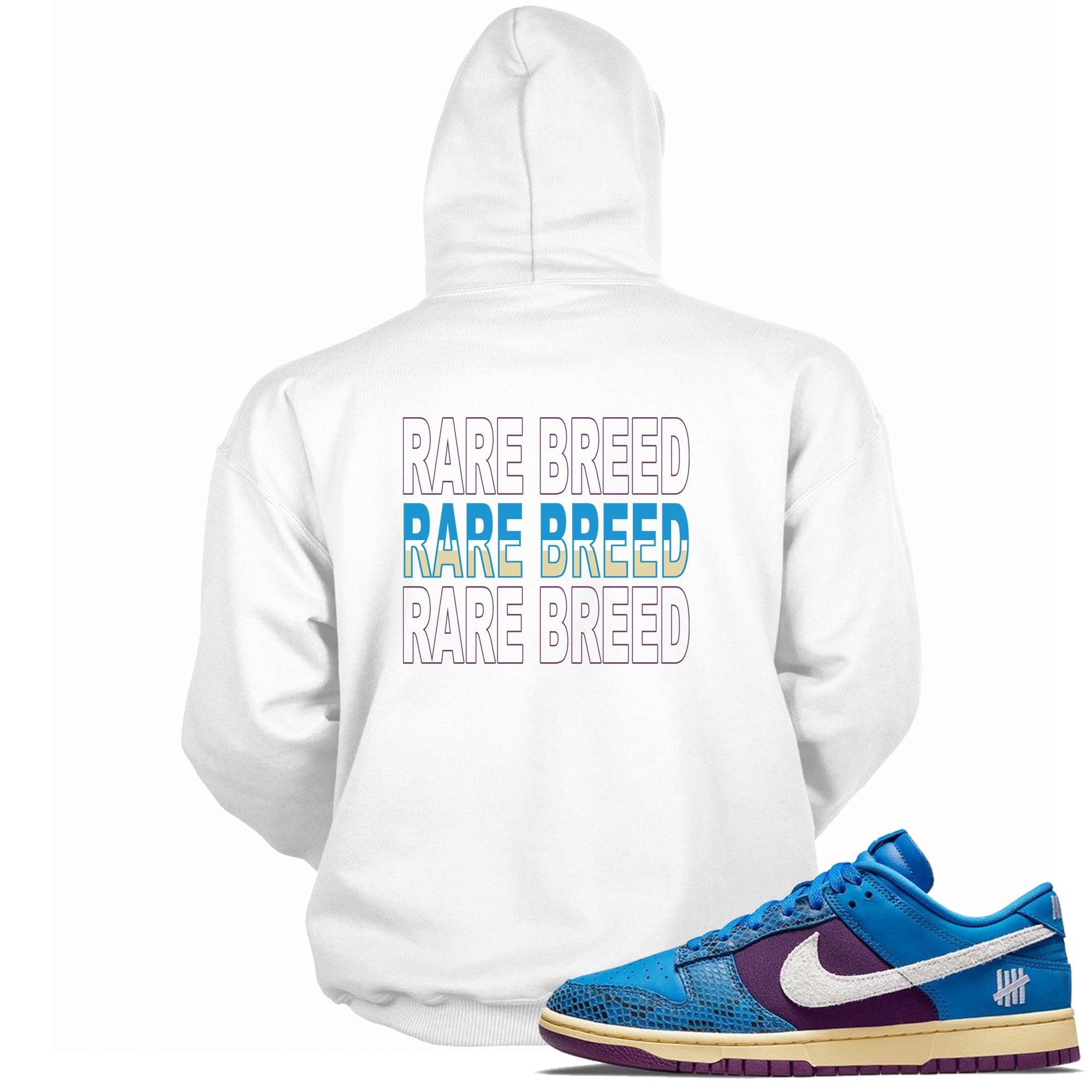 Dunk Low Undefeated 5 On It Dunk vs AF1 Hoodie Rare Breed