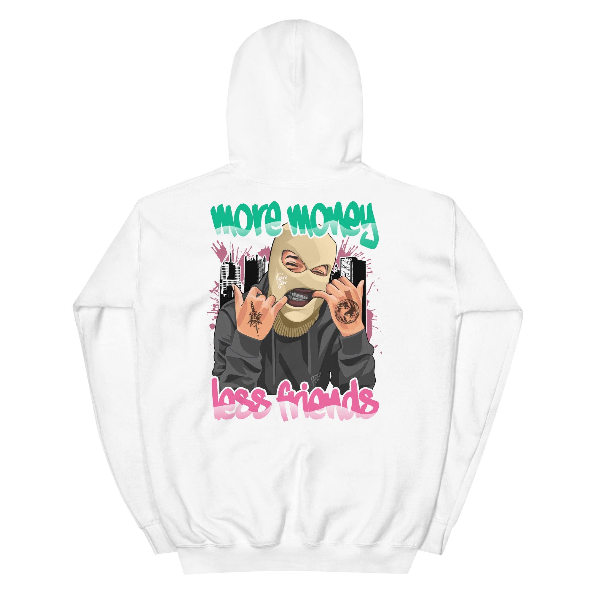 1 Mid Paint Drip (GS) Hoodie More Money Less Friends