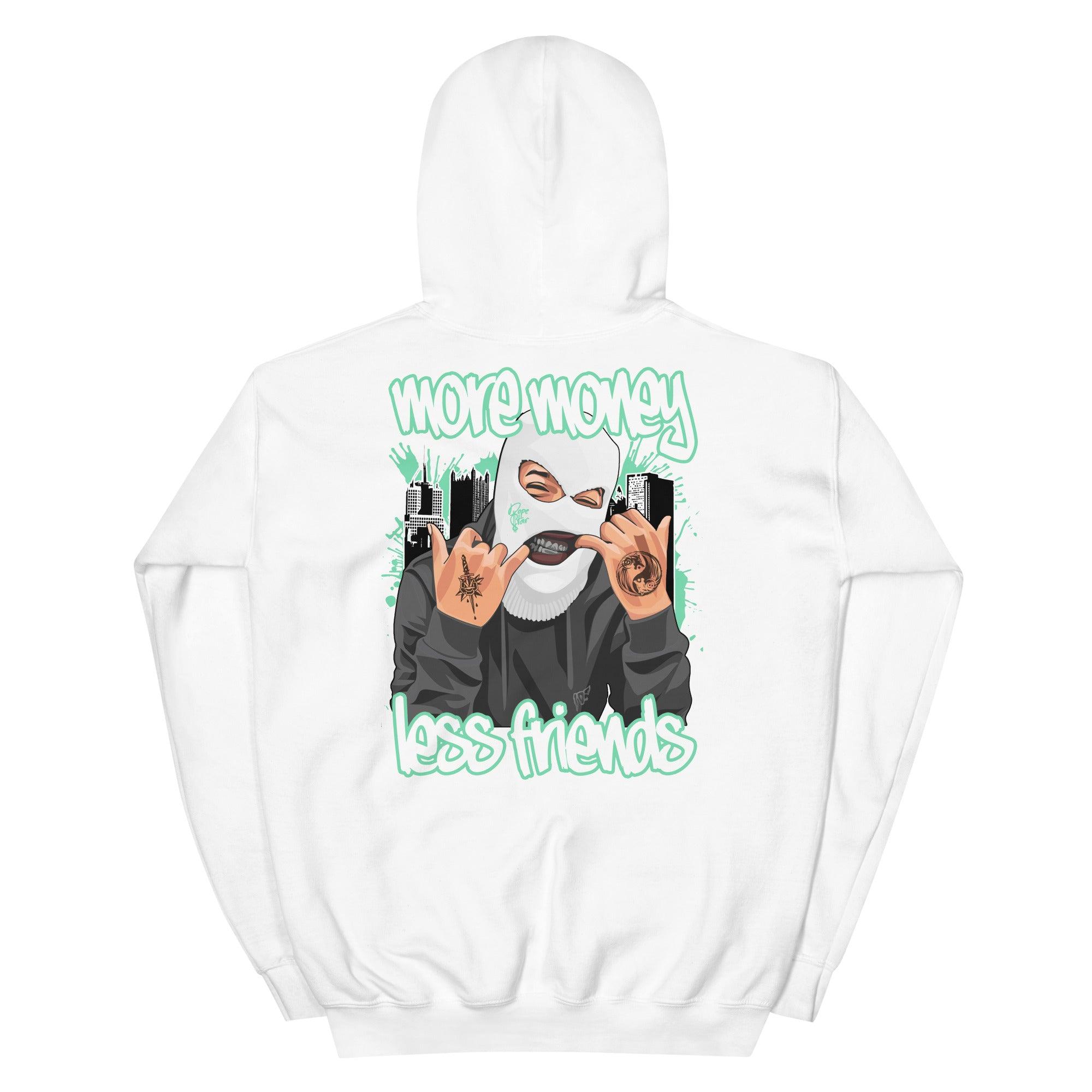 Dunk Low Green Glow Hoodie More Money Less Friends