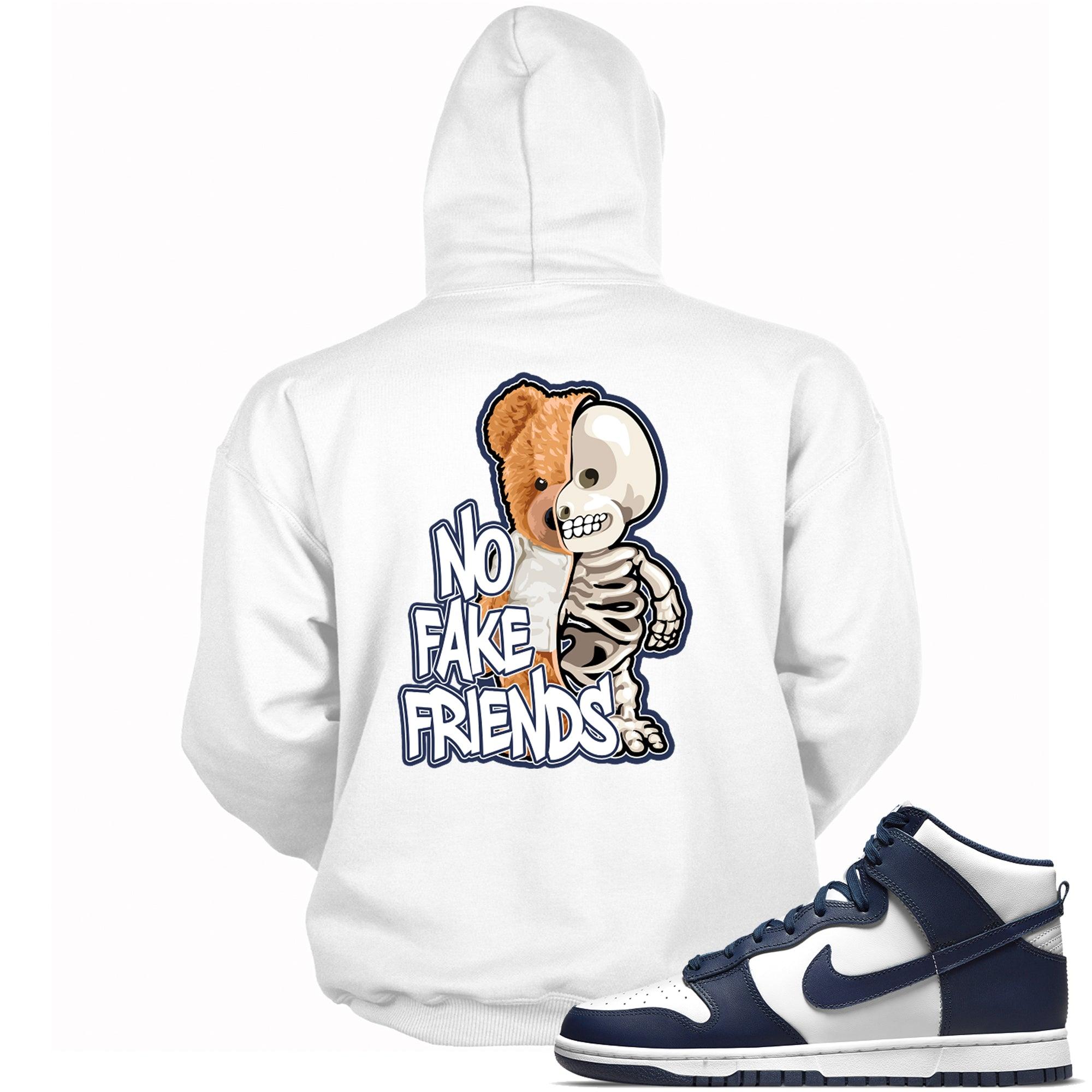 Dunk High Championship Navy Hoodie No Fake Friends