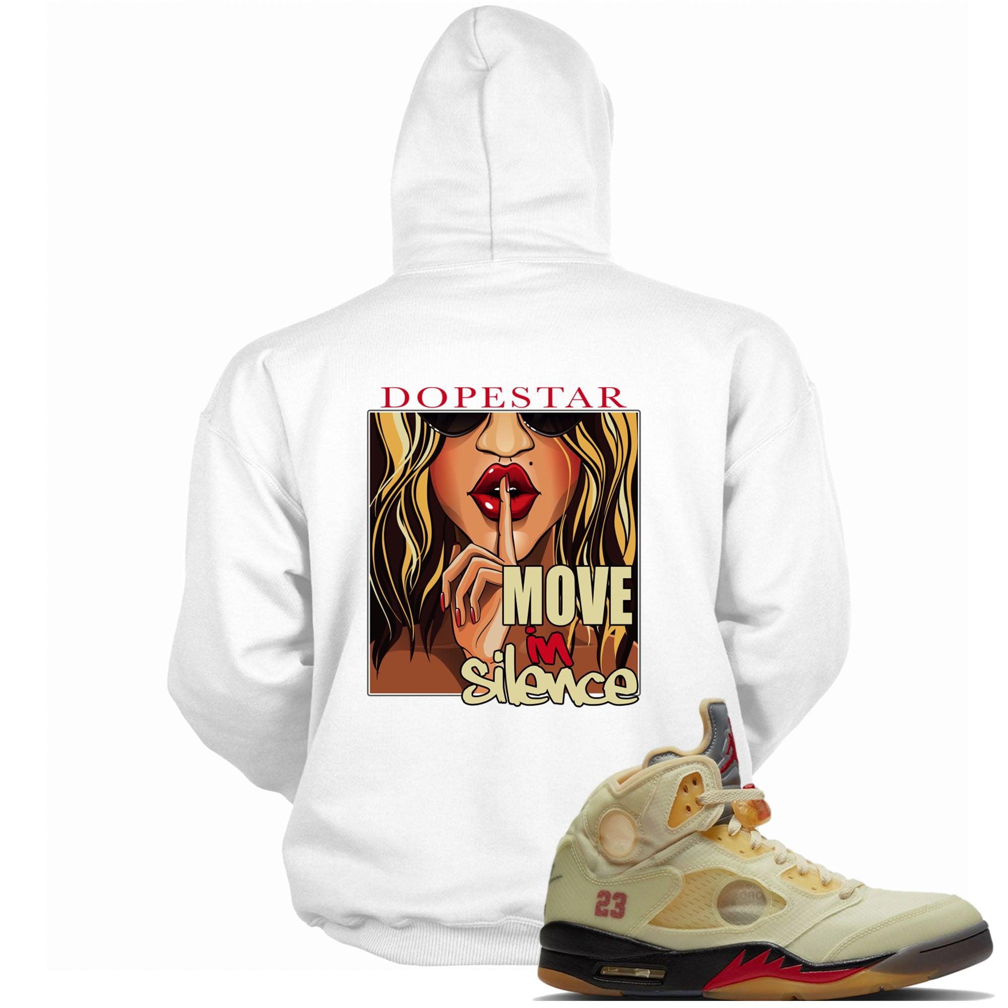 5 Off White Sail Hoodie Move In Silence