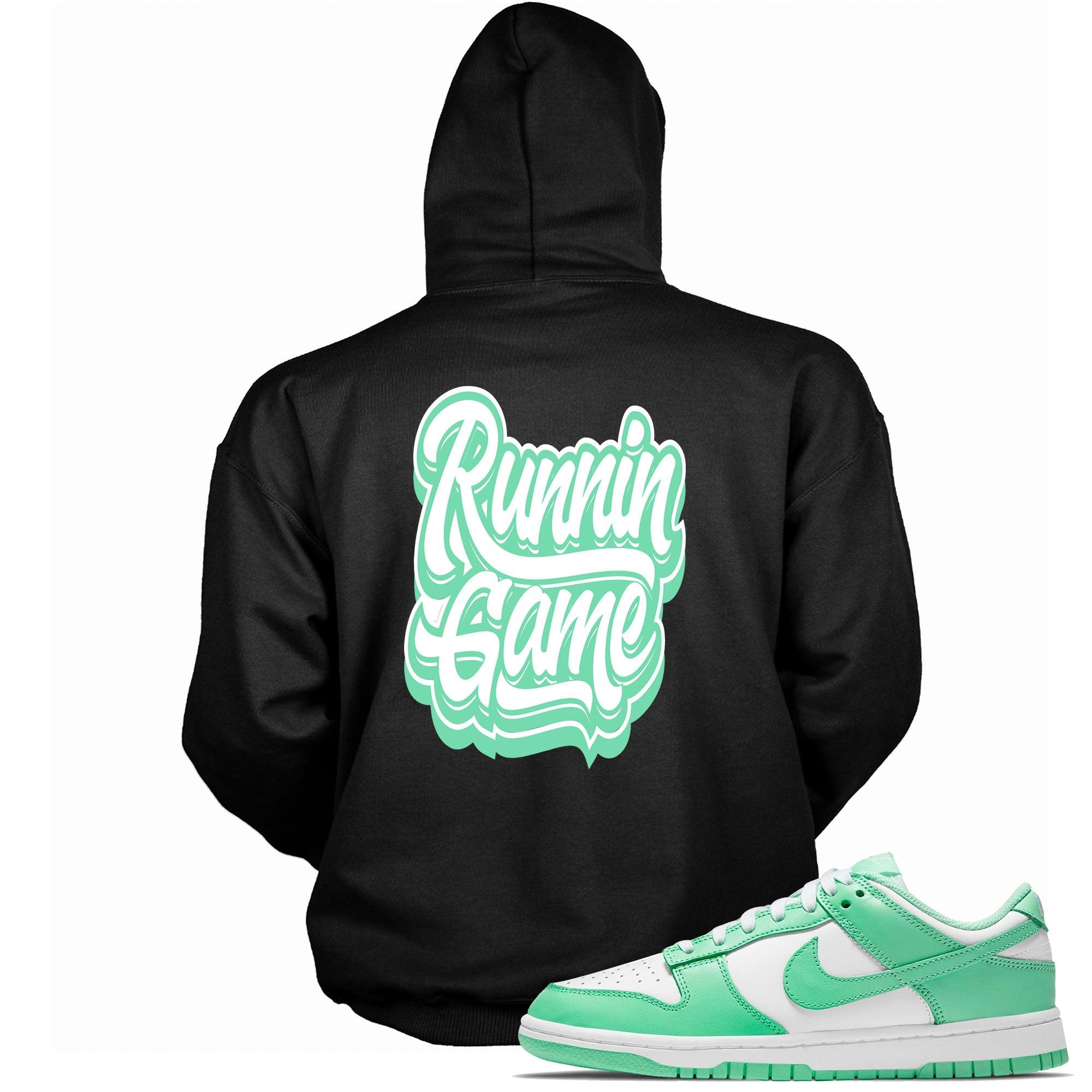 Dunk Low Green Glow Hoodie Runnin Game