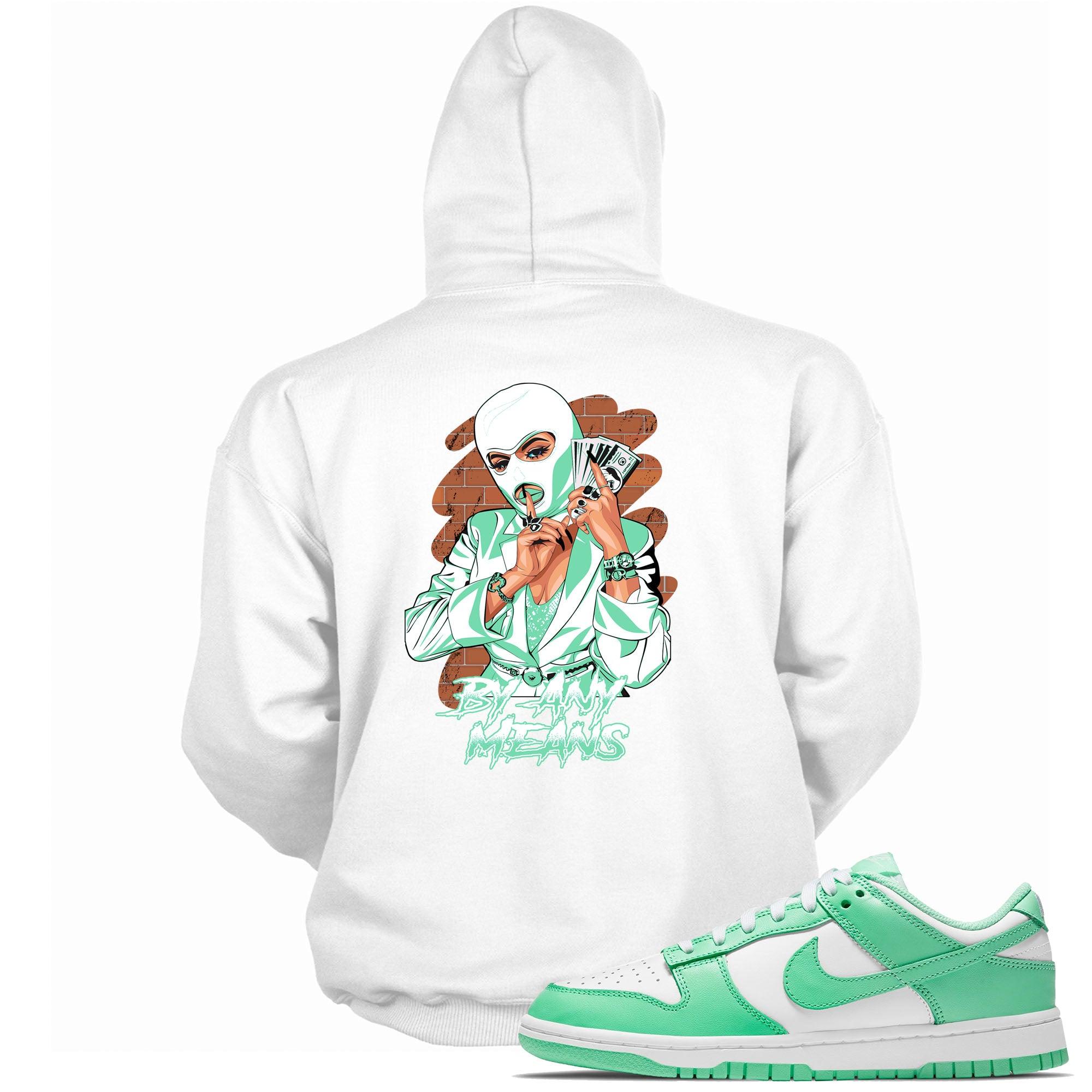 Dunk Low Green Glow Hoodie By Any Means