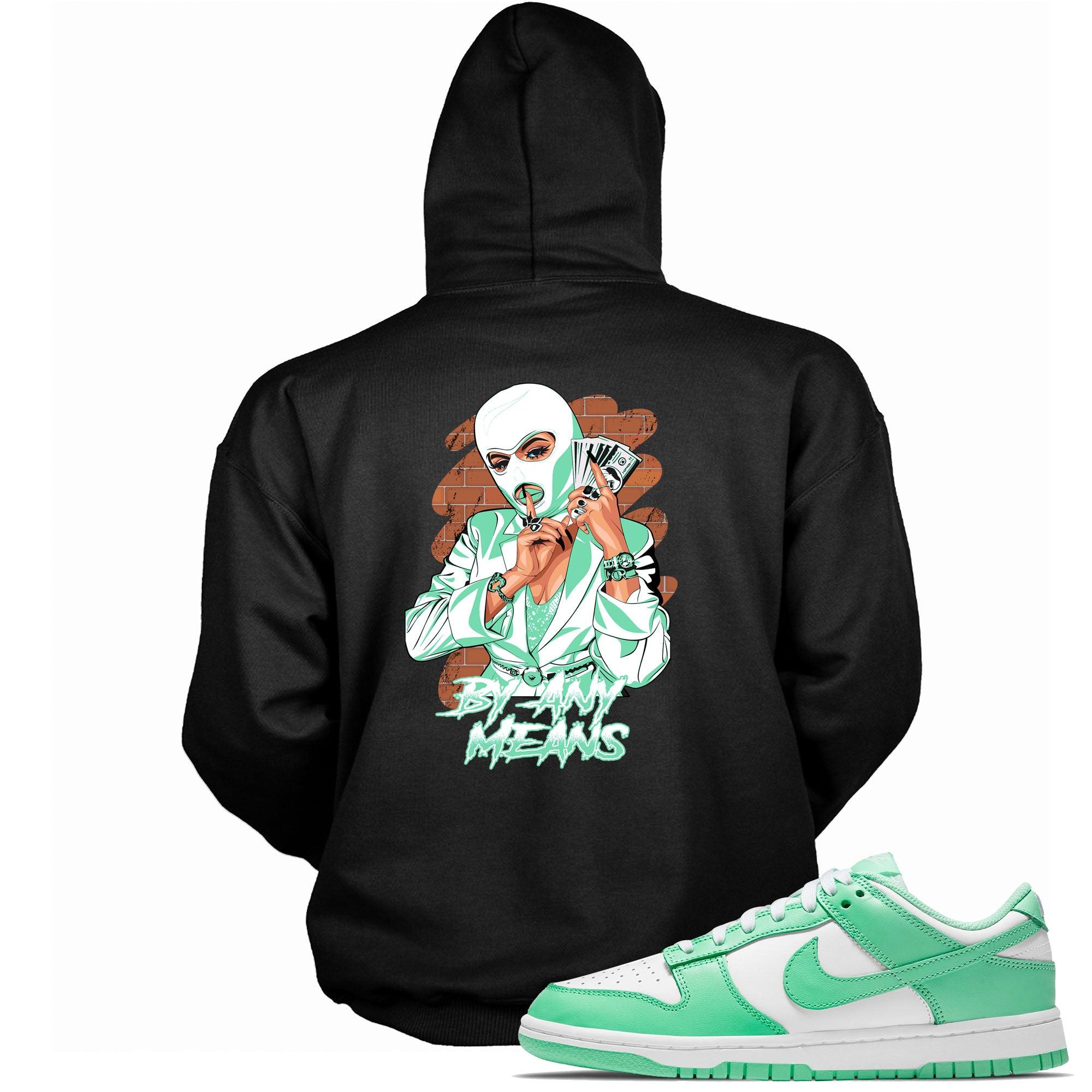 Dunk Low Green Glow Hoodie By Any Means