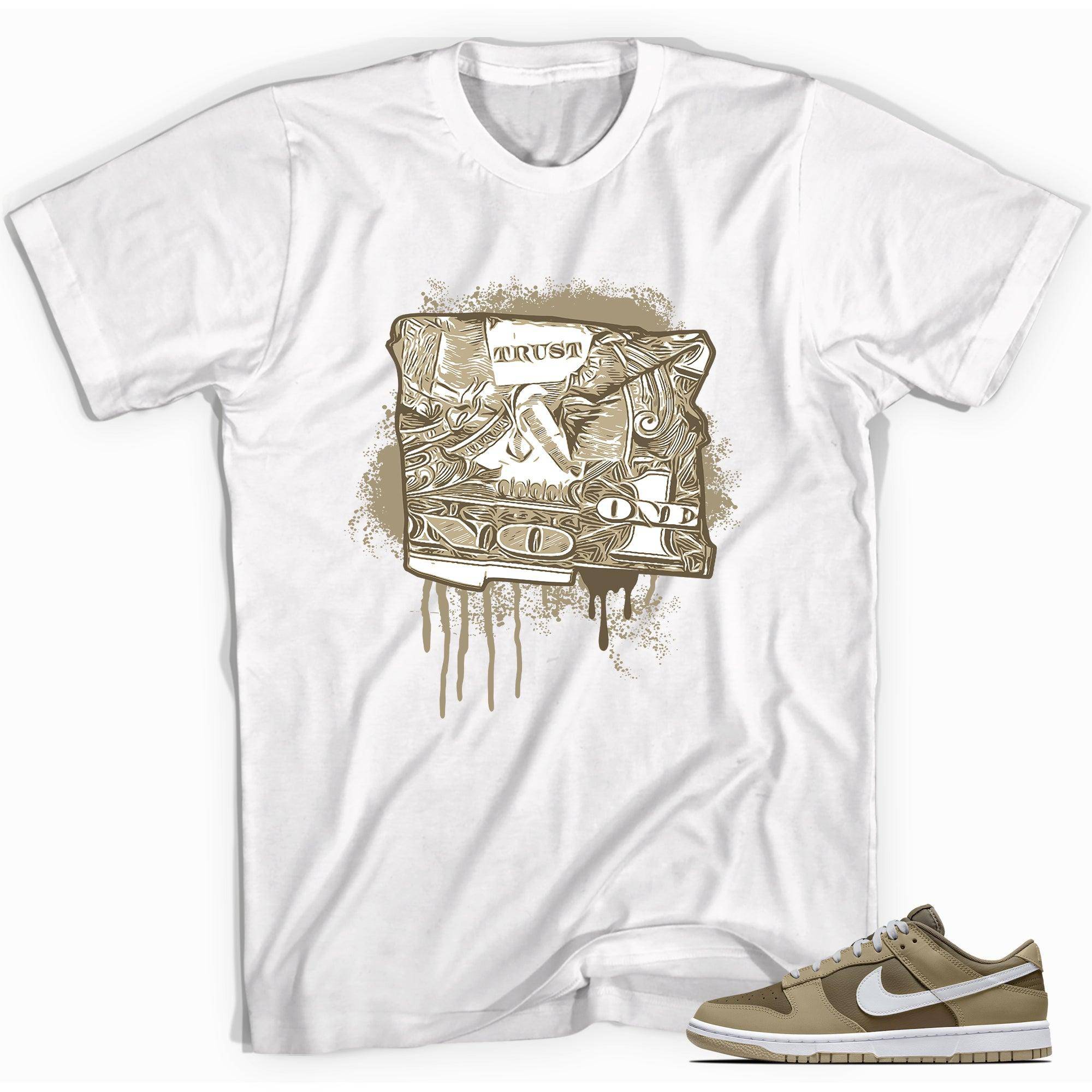 Dunk Low Judge Grey Shirt Trust No One Dollar Bill