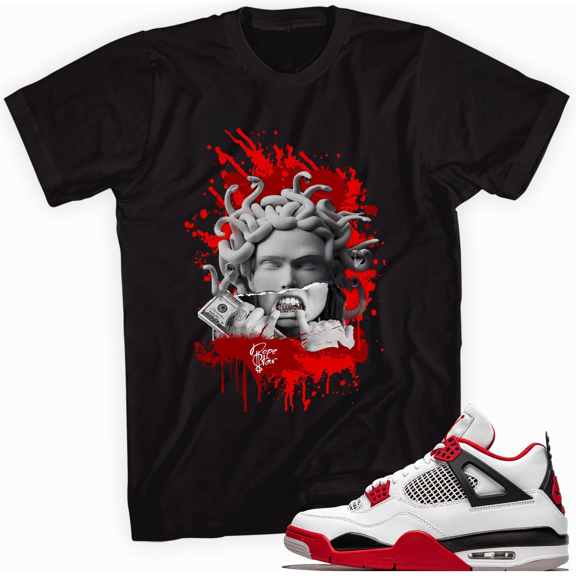 4s Fire Red Shirt Medusa