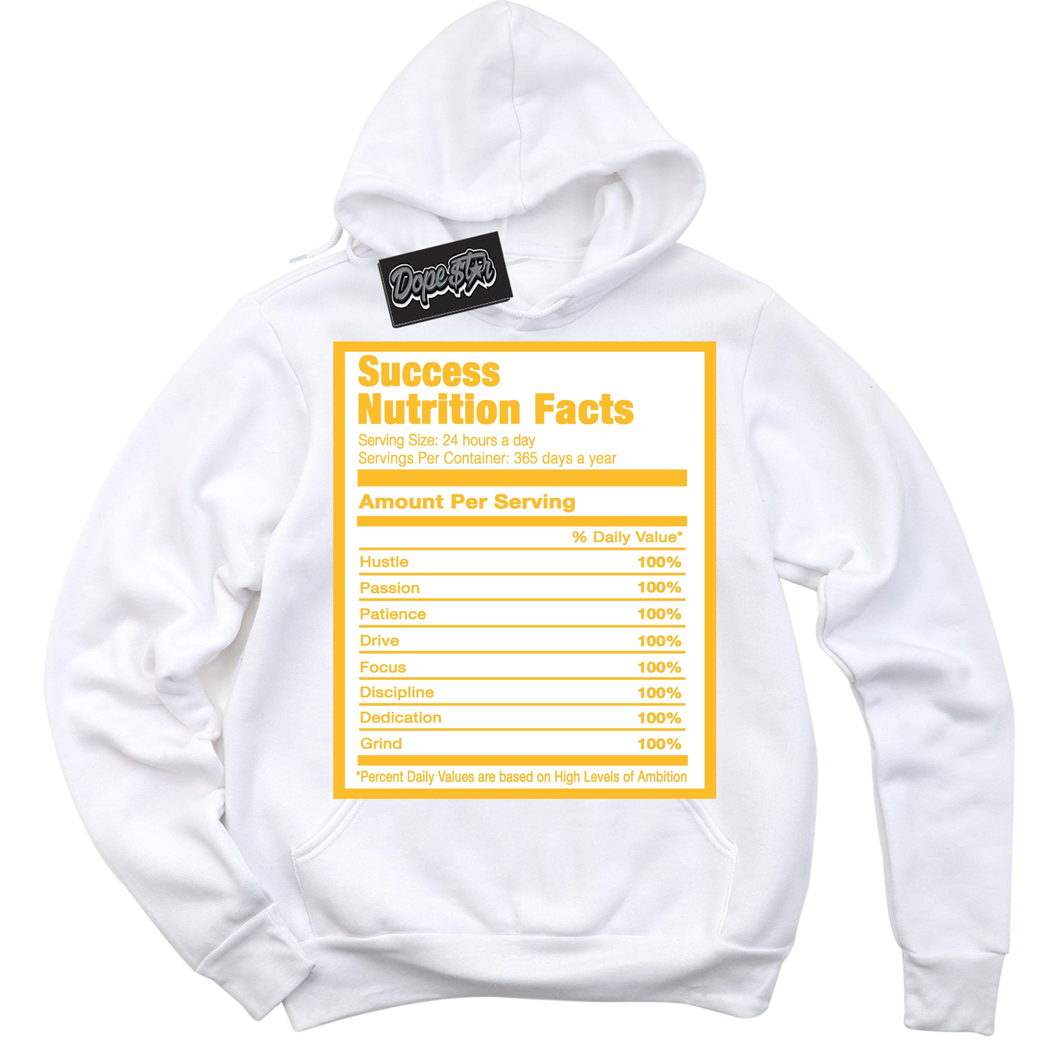 White University Gold DopeStar Hoodie Success Nutrition Graphic