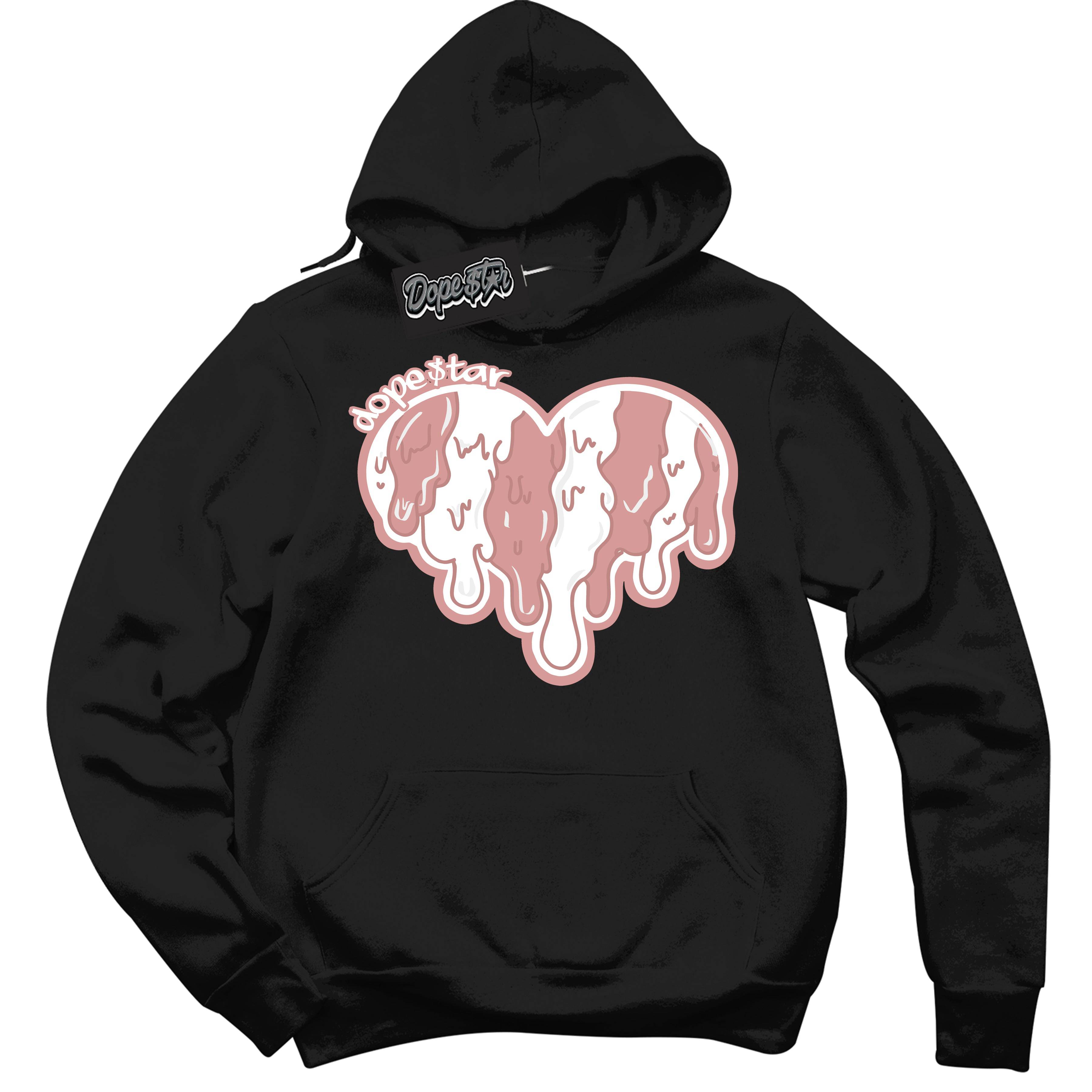 Legend Pink 11s DopeStar Hoodie Melting Heart Graphic