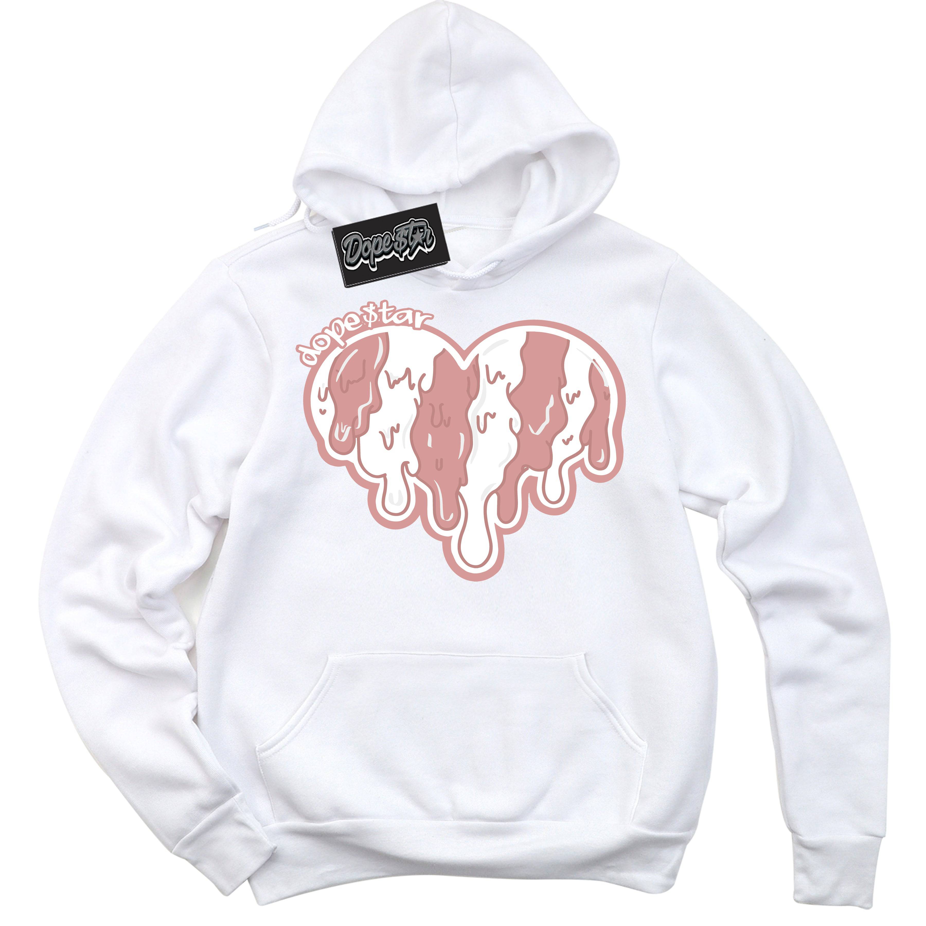 Legend Pink 11s DopeStar Hoodie Melting Heart Graphic