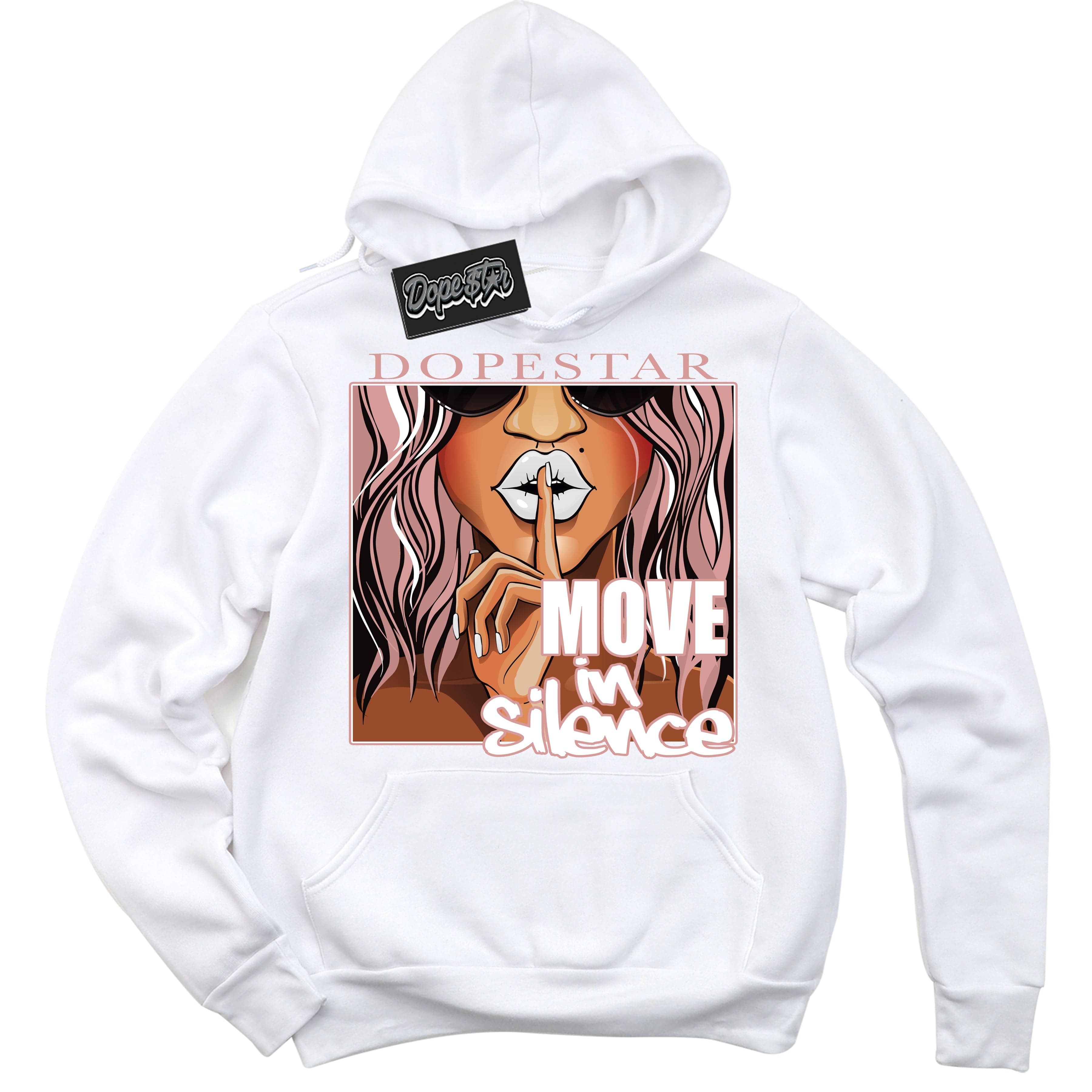 Legend Pink 11s DopeStar Hoodie Move In Silence Graphic