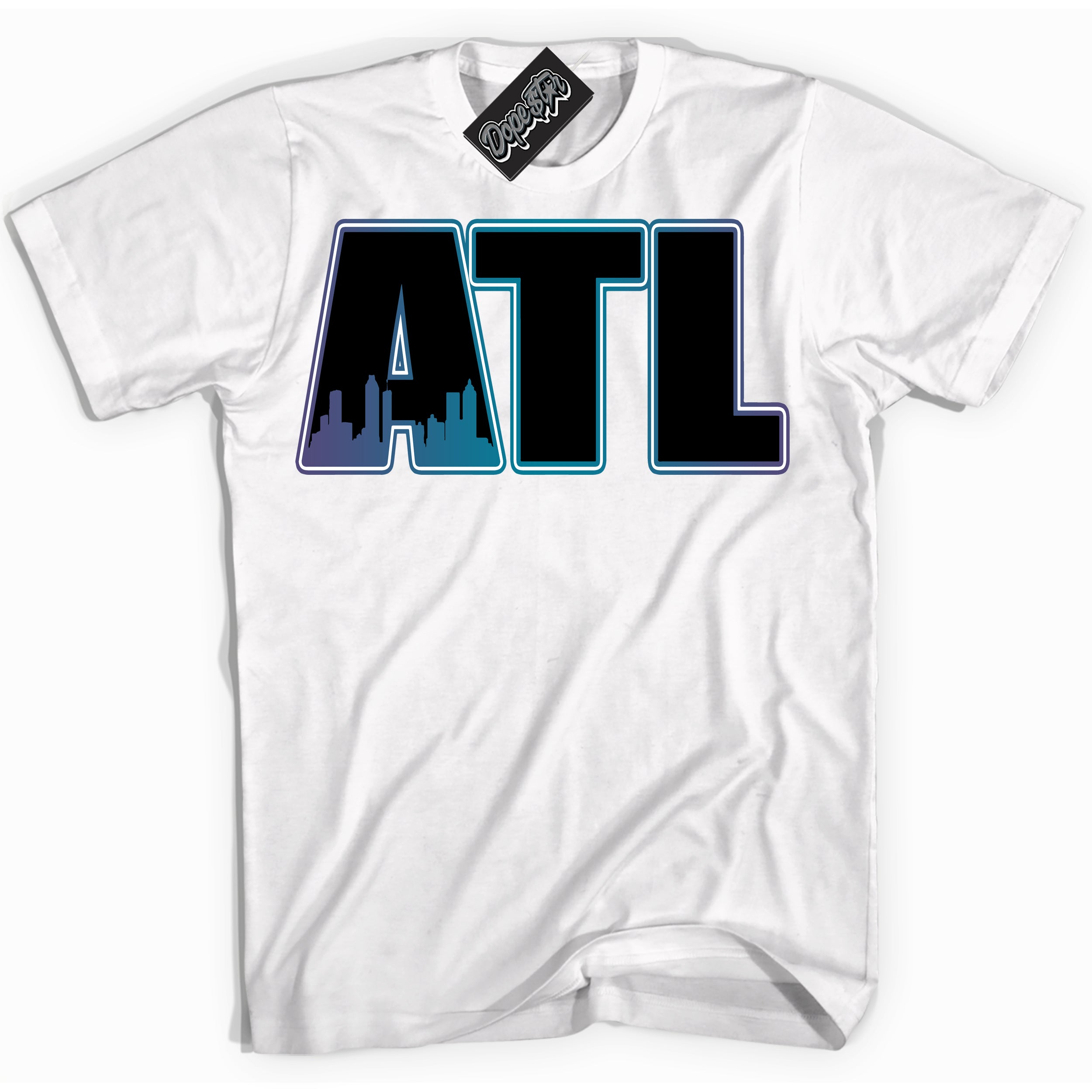 Cool White Shirt with “ Atlanta” design that perfectly matches Love Letter 14s Sneakers.