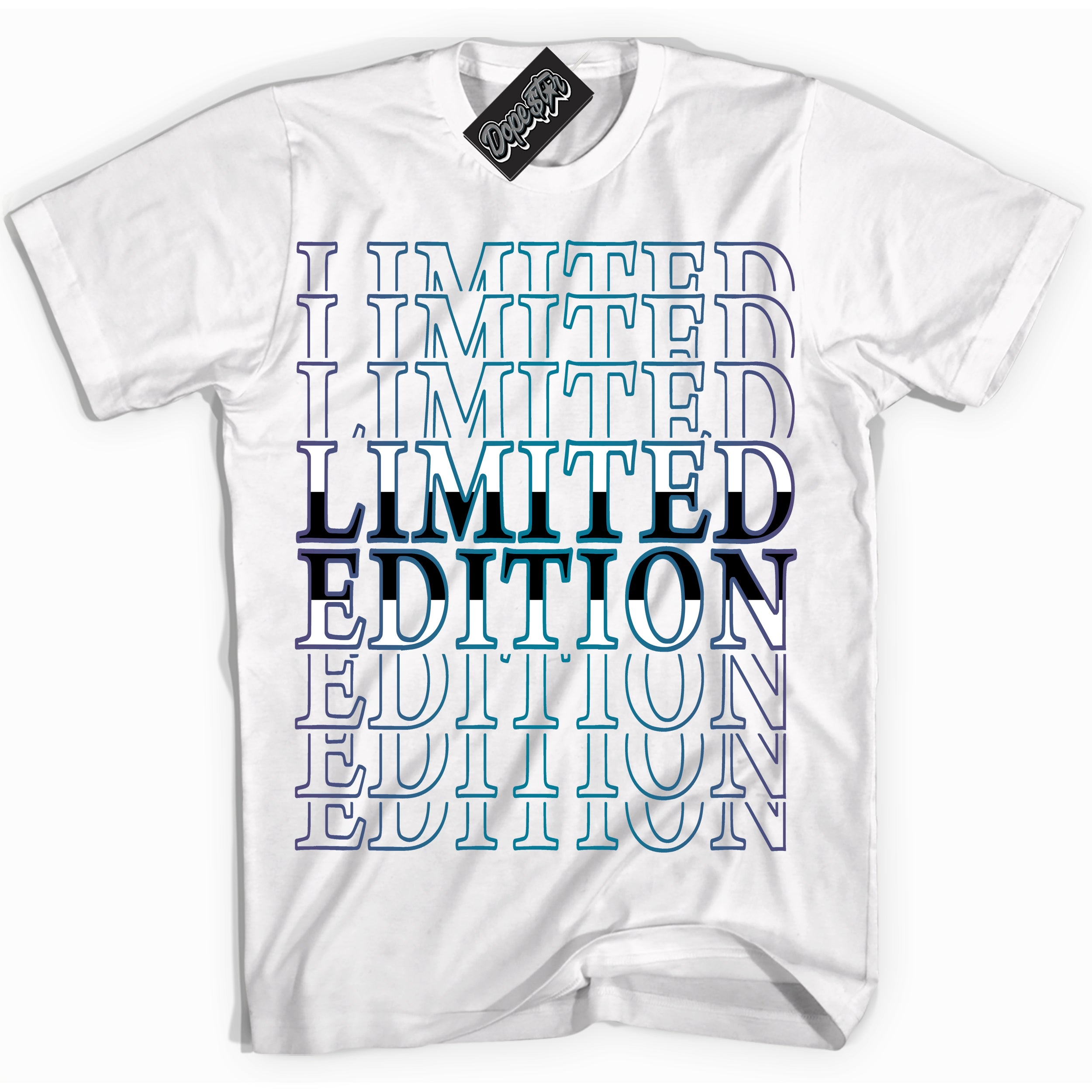 Cool White Shirt with “ Limited Edition” design that perfectly matches Love Letter 14s Sneakers.