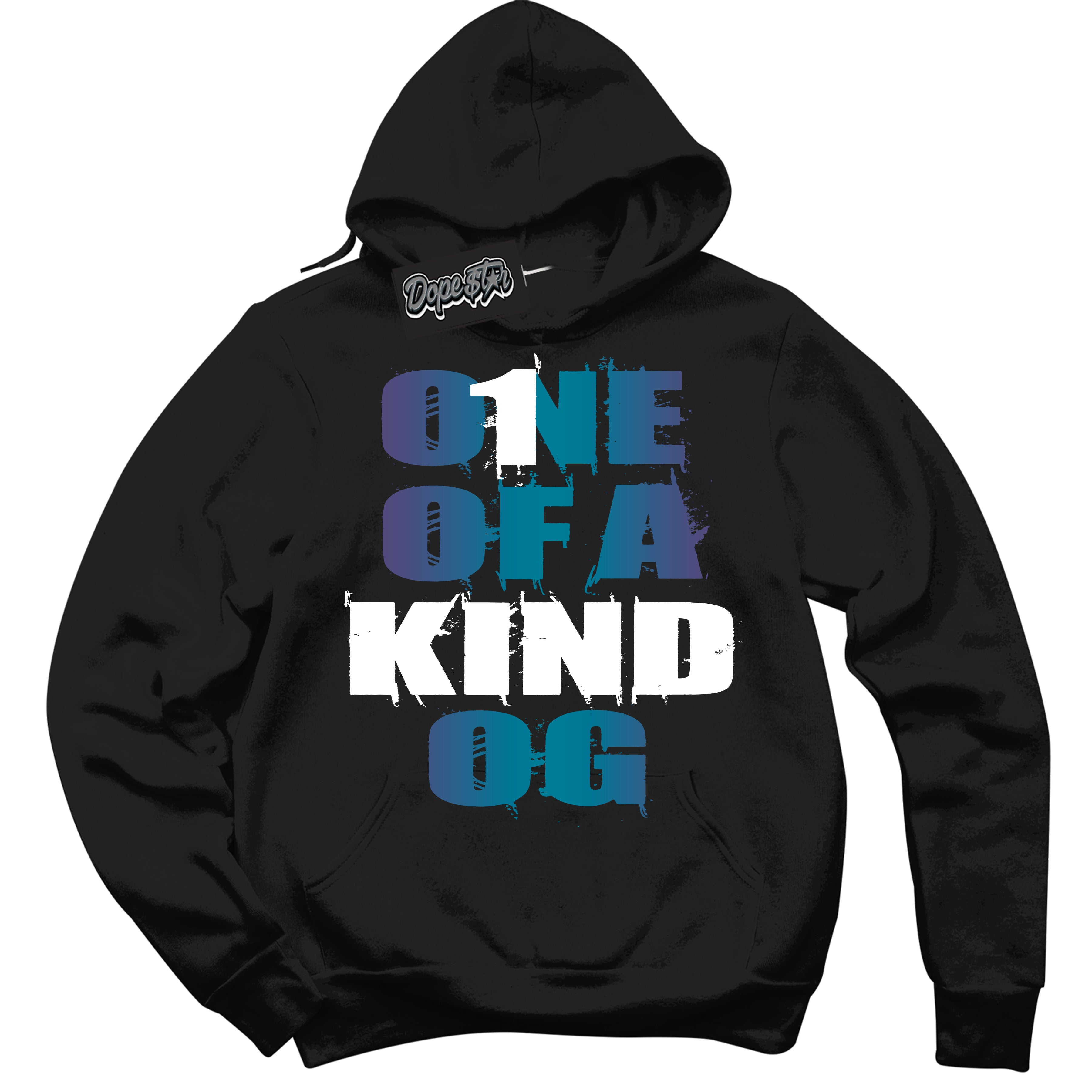Cool Black Hoodie with “ One Of A Kind ”  design that Perfectly Matches Love Letter 14s Sneakers.