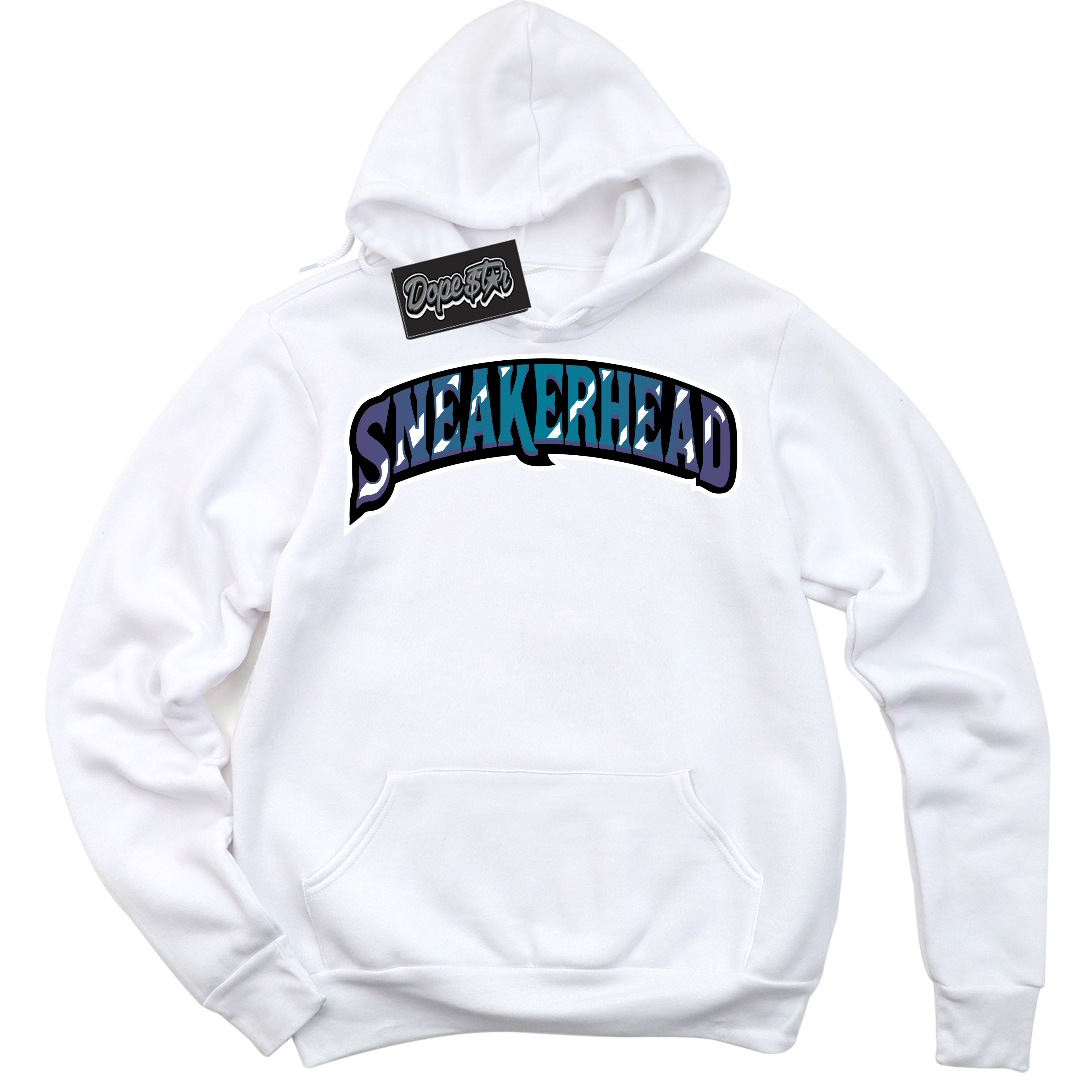 Cool White Hoodie with “ Sneakerhead ”  design that Perfectly Matches Love Letter 14s Sneakers.