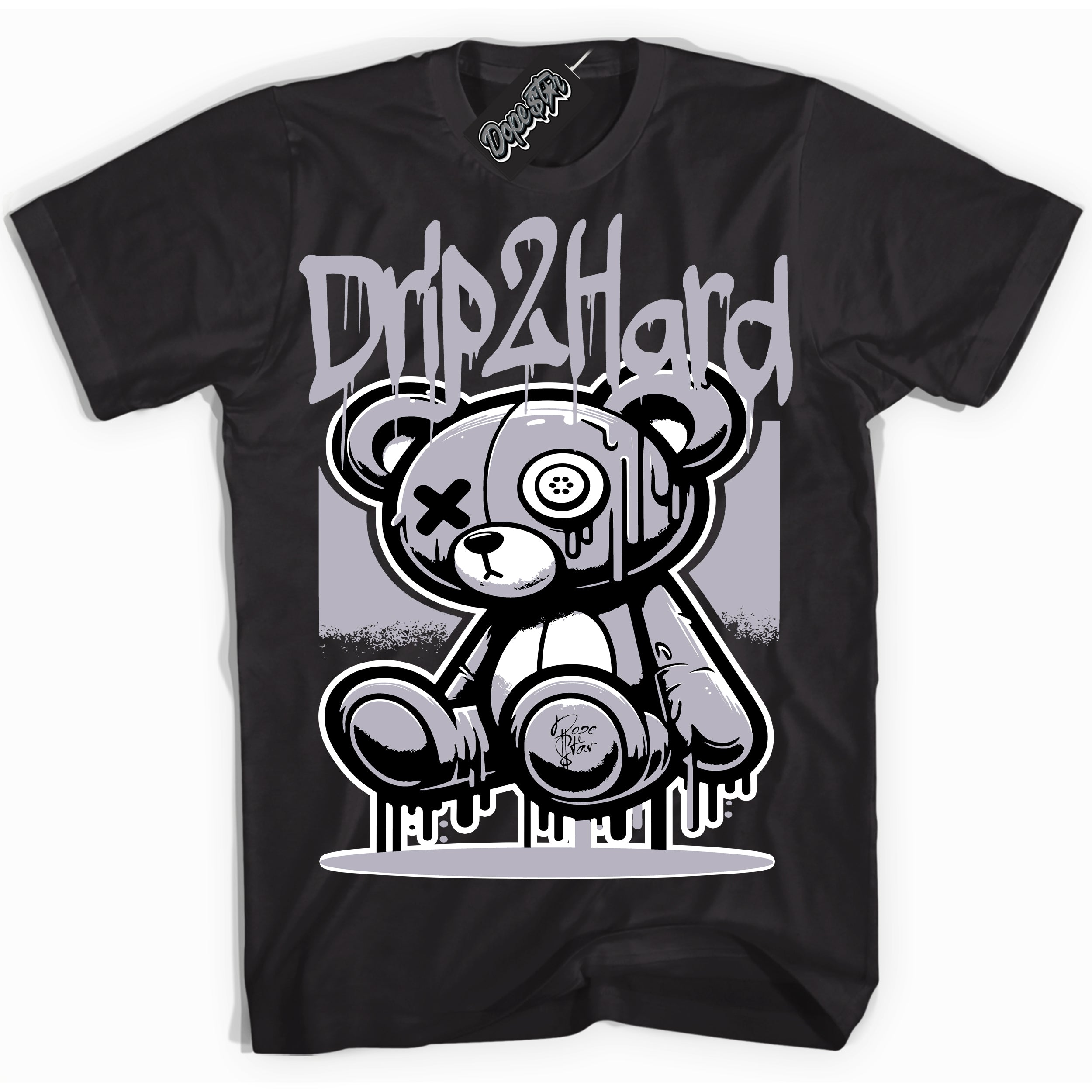 Cool Black Shirt with “ Drip 2 Hard ” design that perfectly matches OG Barons 1s Jordans.