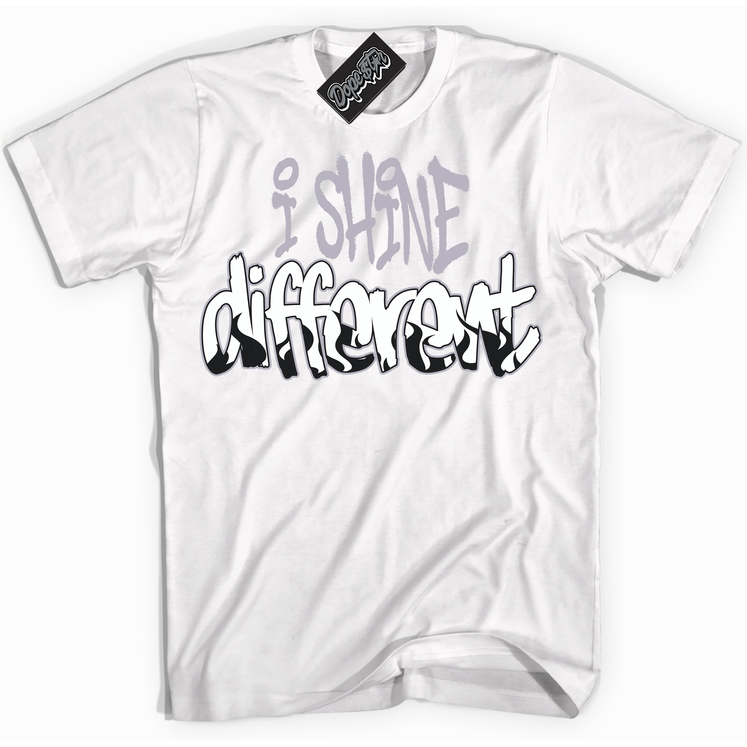 Cool White Shirt with “ I Shine Different ” design that perfectly matches OG Barons 1s Jordans.