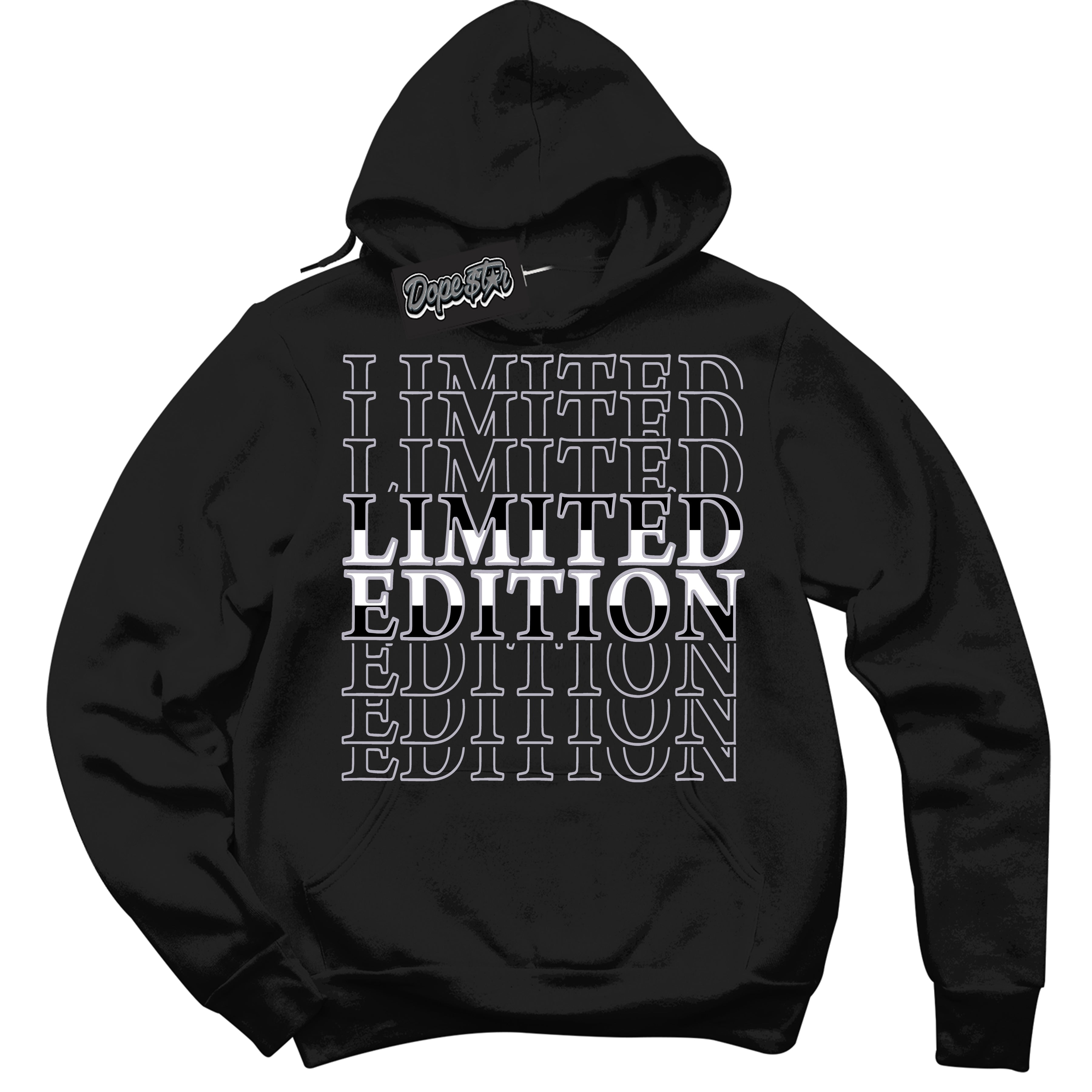 Cool Black Hoodie with “ Limited Edition ”  design that Perfectly Matches OG Barons 1s Jordans.