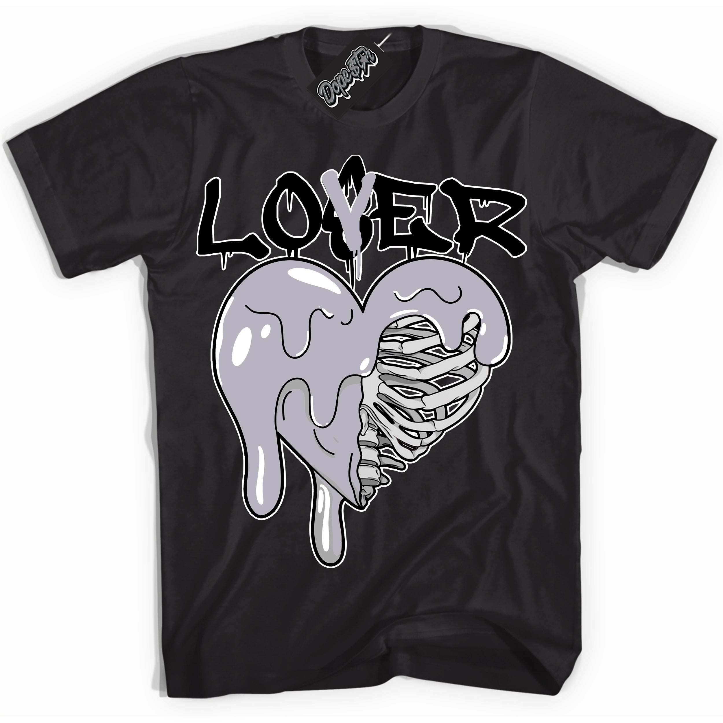 Cool Black Shirt with “ Lover Loser ” design that perfectly matches OG Barons 1s Jordans.