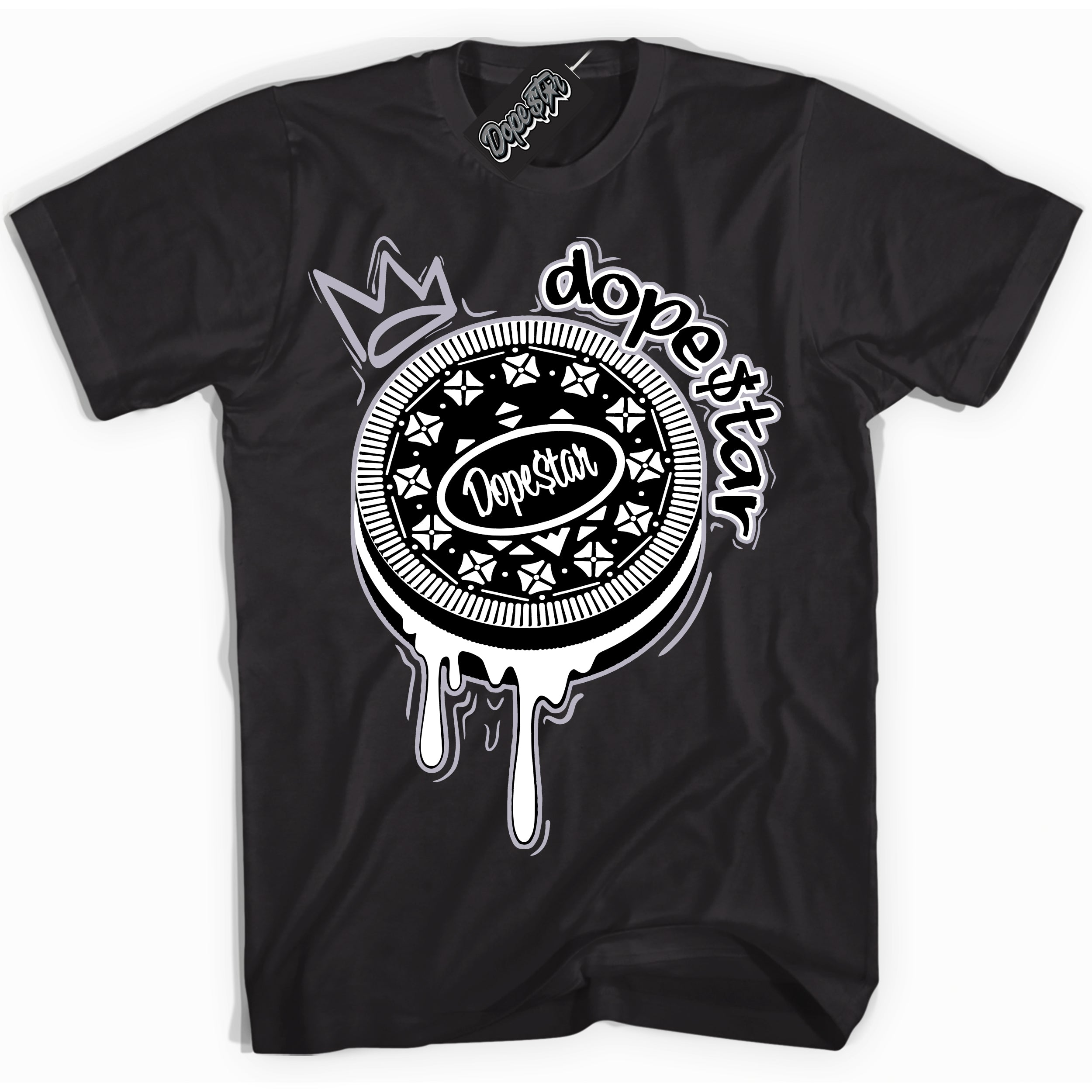 Cool Black Shirt with “ Oreo DS ” design that perfectly matches OG Barons 1s Jordans.