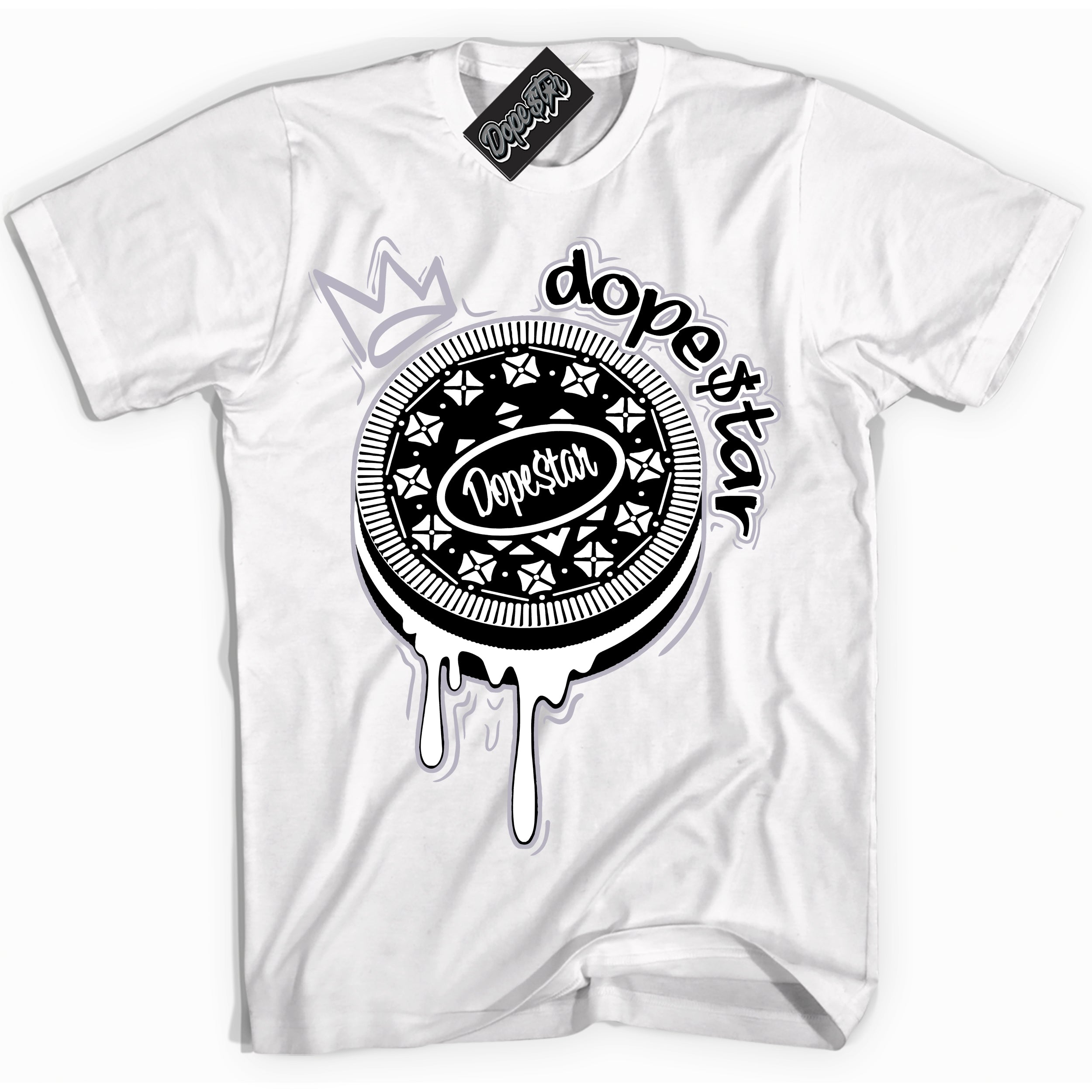 Cool White Shirt with “ Oreo DS ” design that perfectly matches OG Barons 1s Jordans.