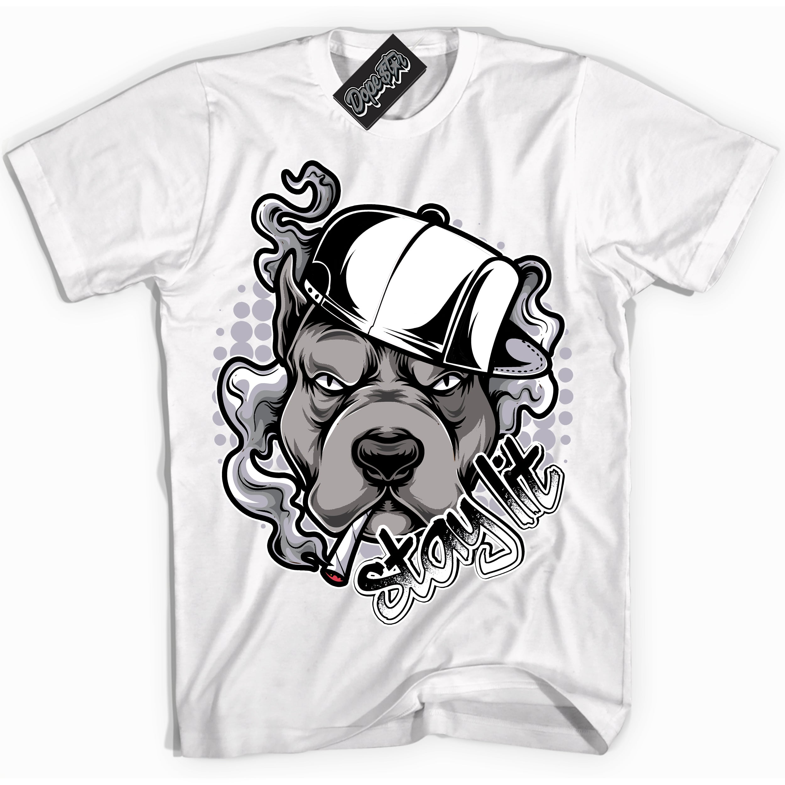 Cool White Shirt with “ Stay Lit ” design that perfectly matches OG Barons 1s Jordans.