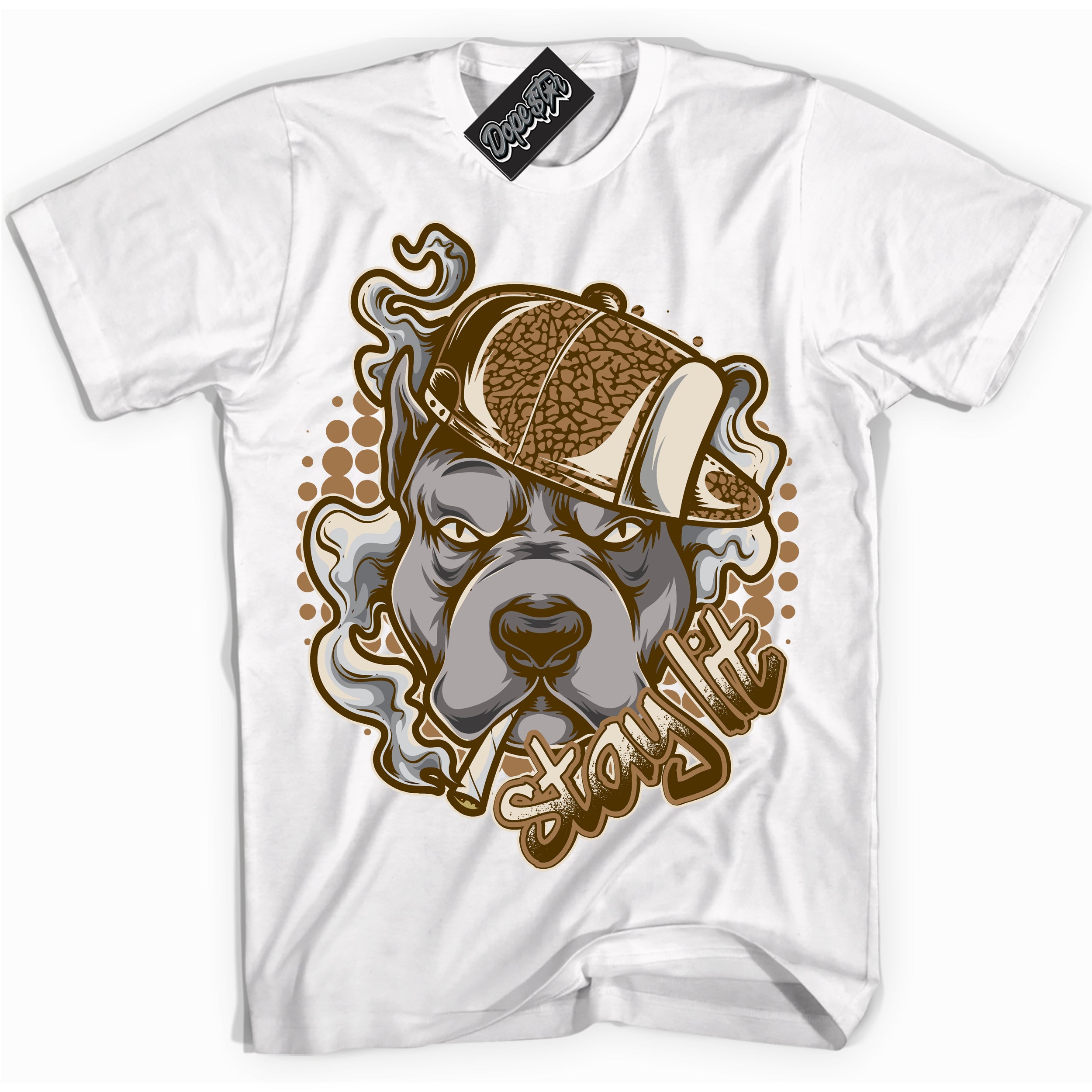 Cool White graphic tee with “ Stay Lit ” design, that perfectly matches Palomino 3s sneakers