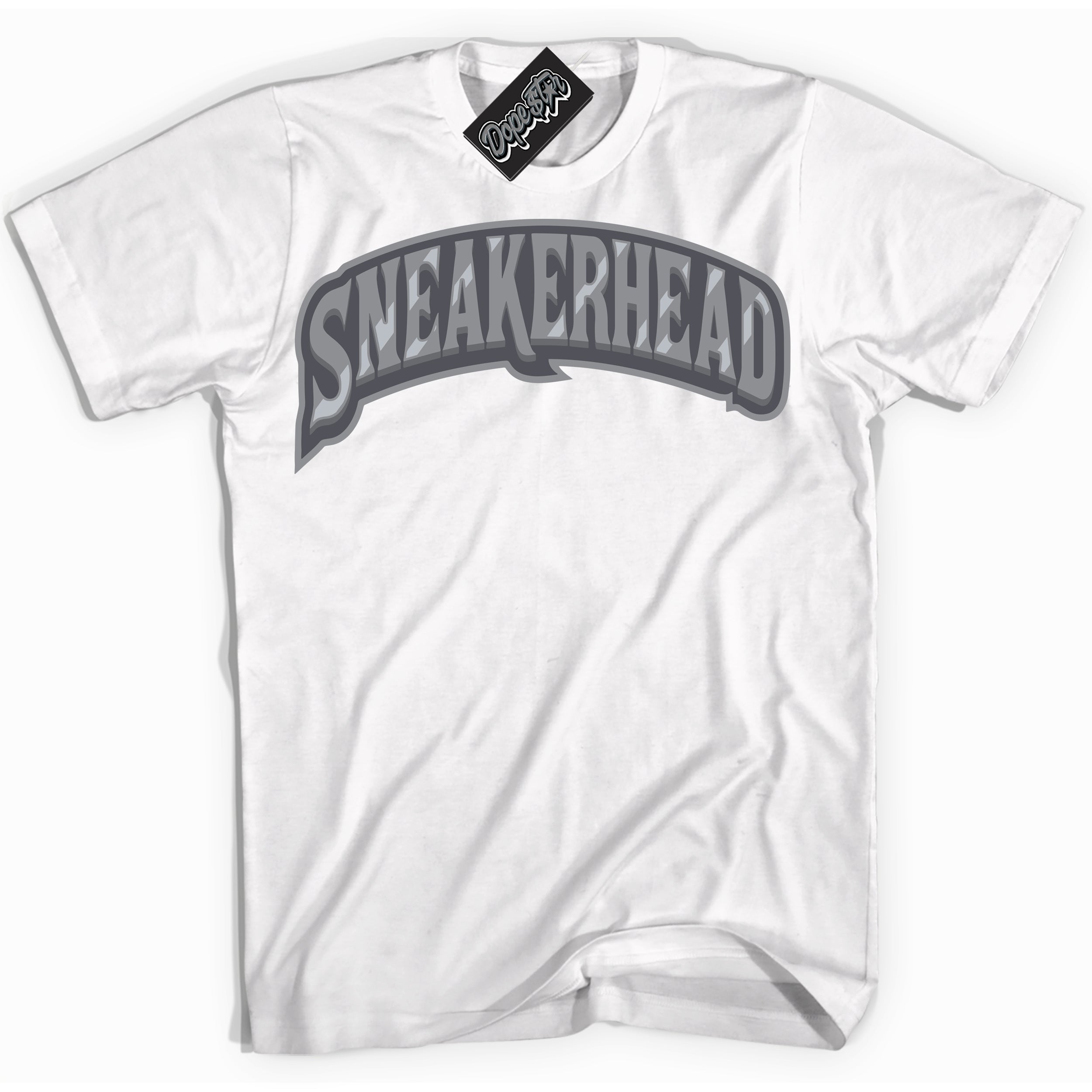 Cool White Shirt with “ Sneakerhead ” design that perfectly matches Paris Olympics Wet Cement 4s Jordans.