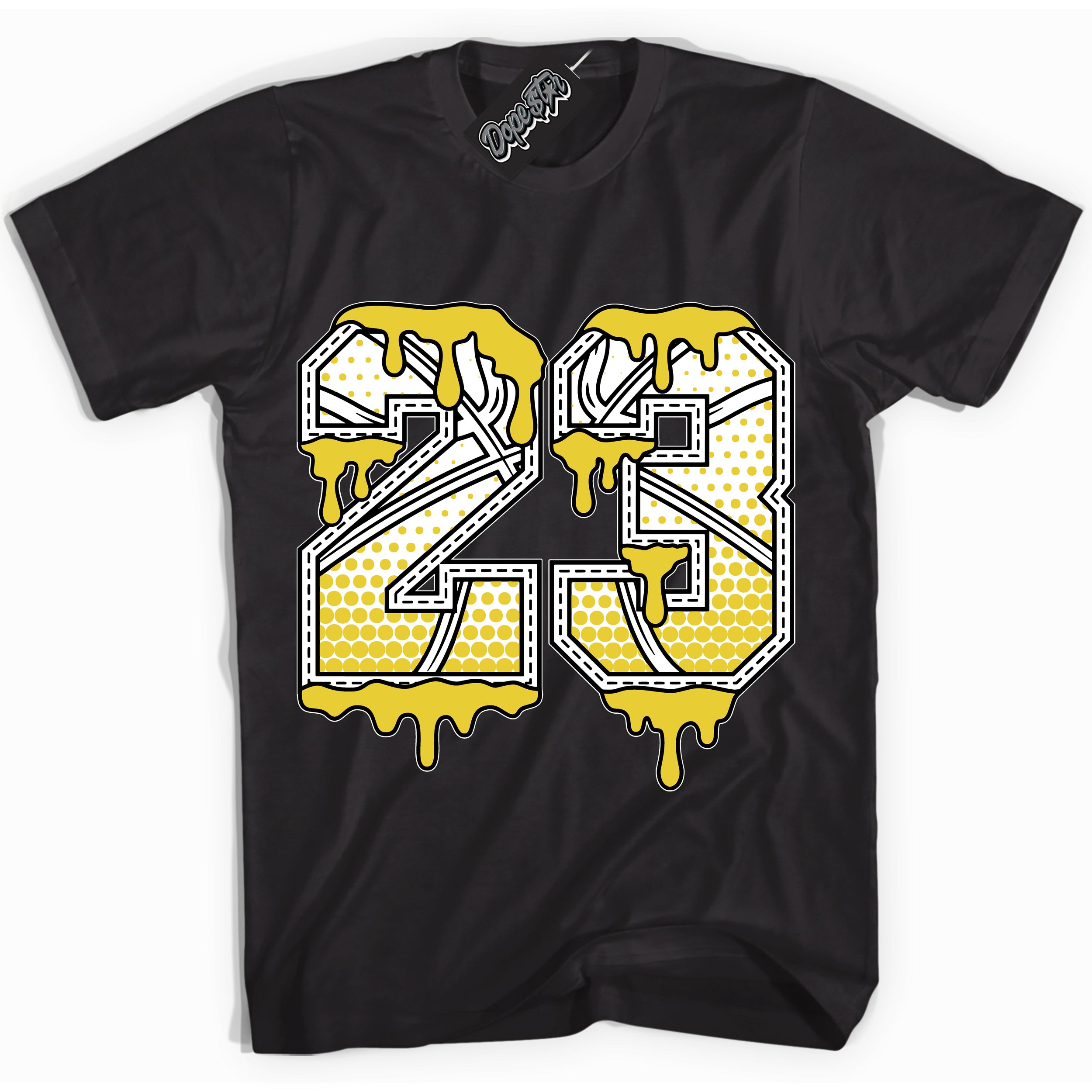 Cool Black Shirt with “ 23 Ball” design that perfectly matches Vivid Sulfur 4s Jordans.