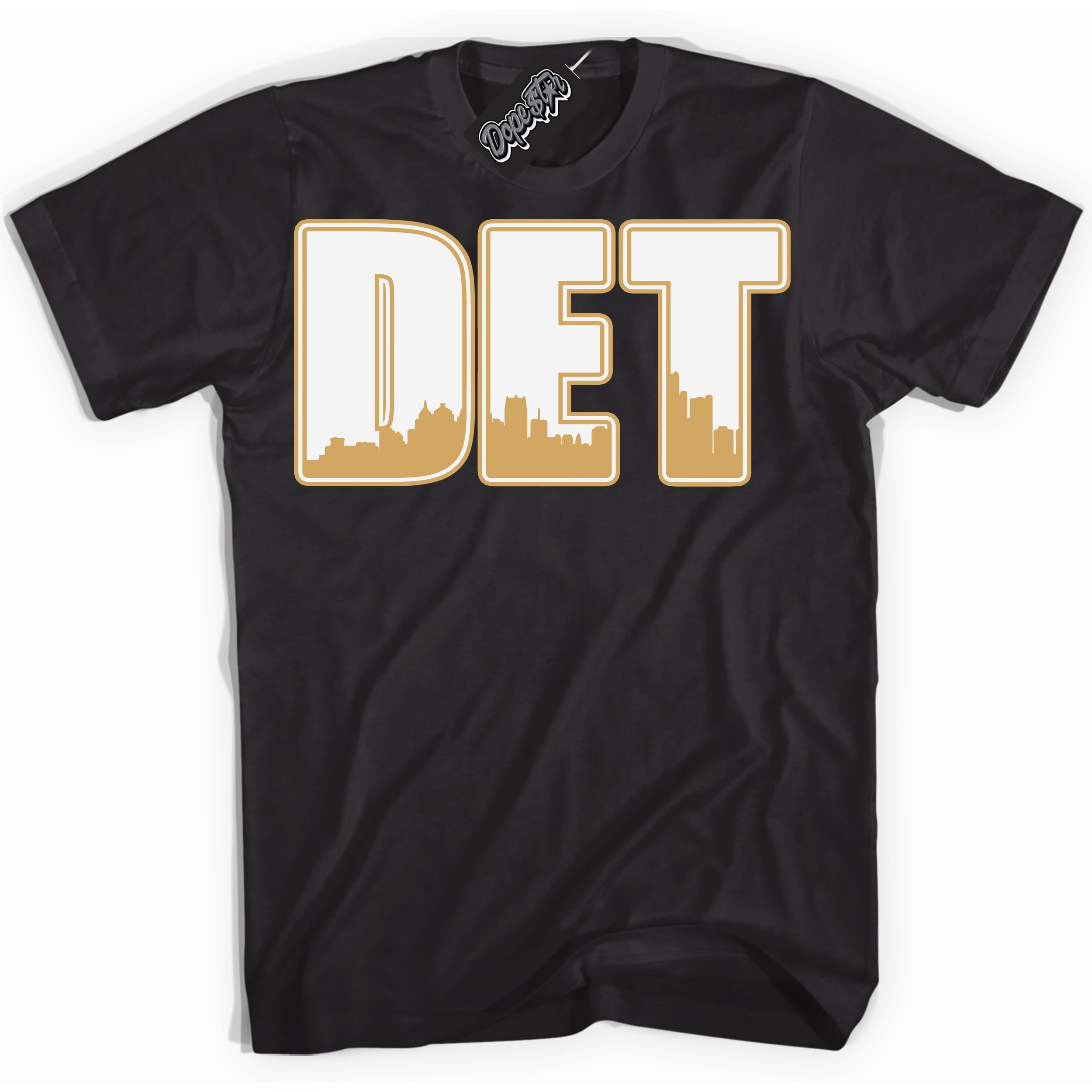 Cool Black Shirt with “ Detroit ” design that perfectly matches Craft Paris 6s Jordans.
