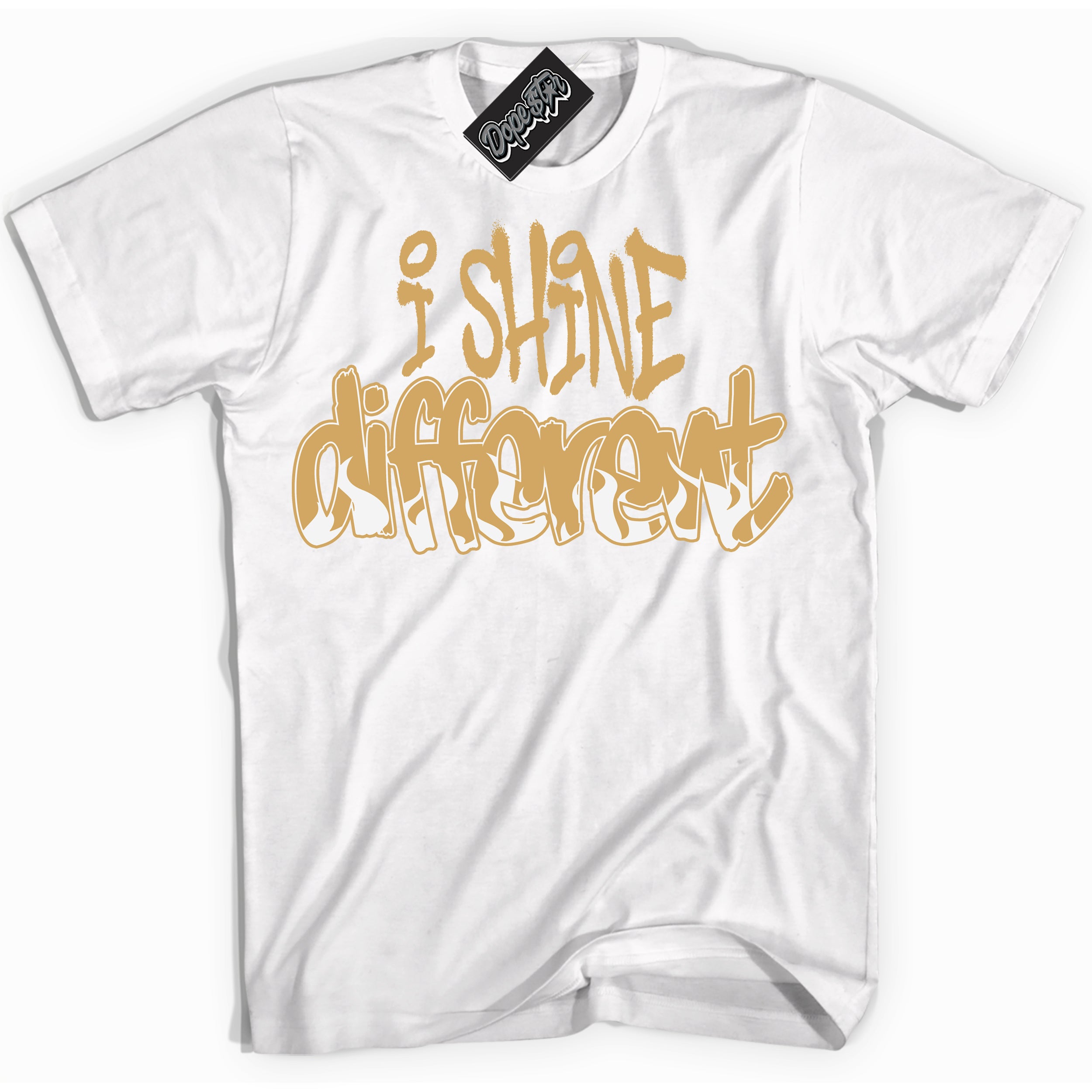 Cool White Shirt with “ I Shine Different ” design that perfectly matches Craft Paris 6s Jordans.