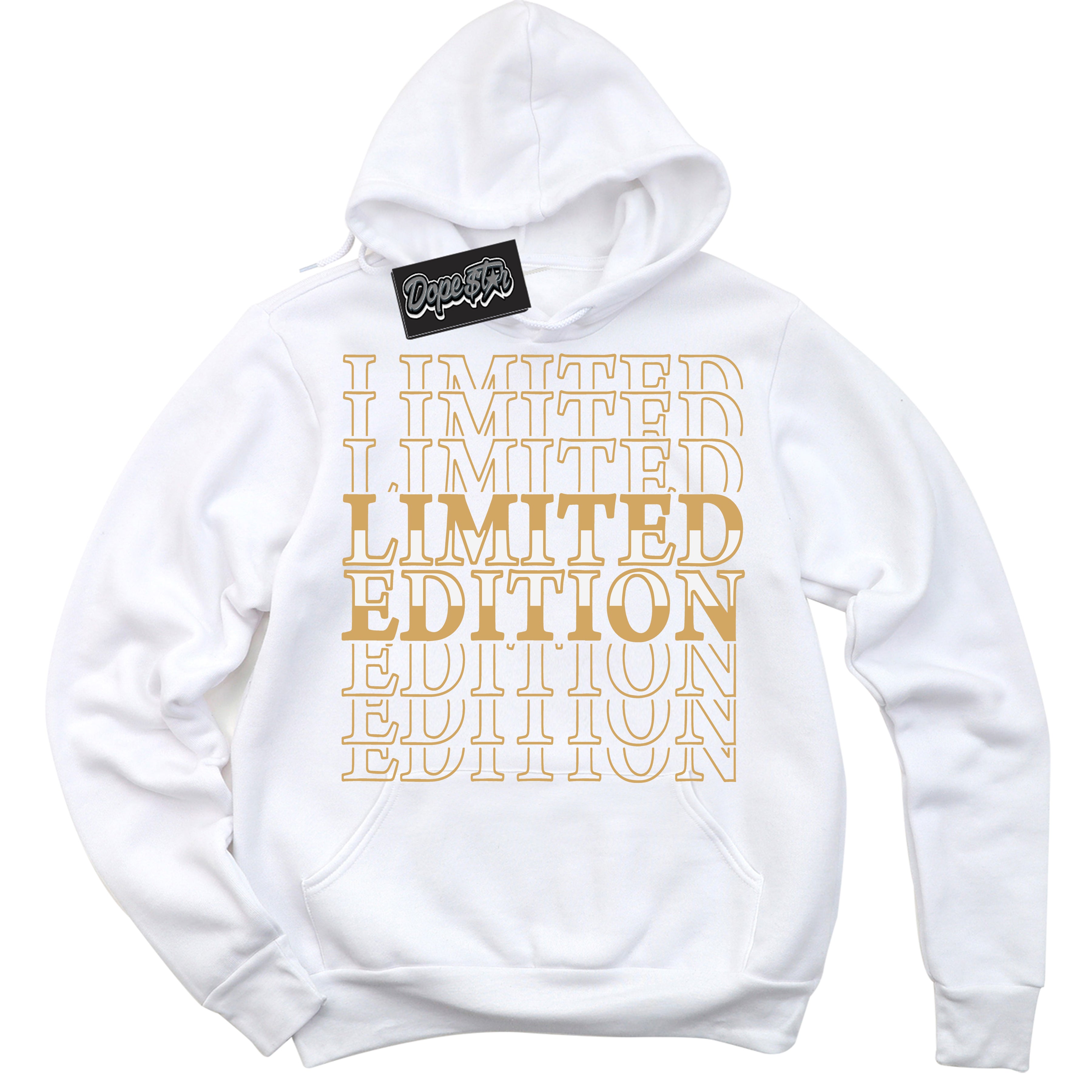 Cool White Hoodie with “ Limited Edition ” design that Perfectly Matches Craft Paris 6s Jordans.