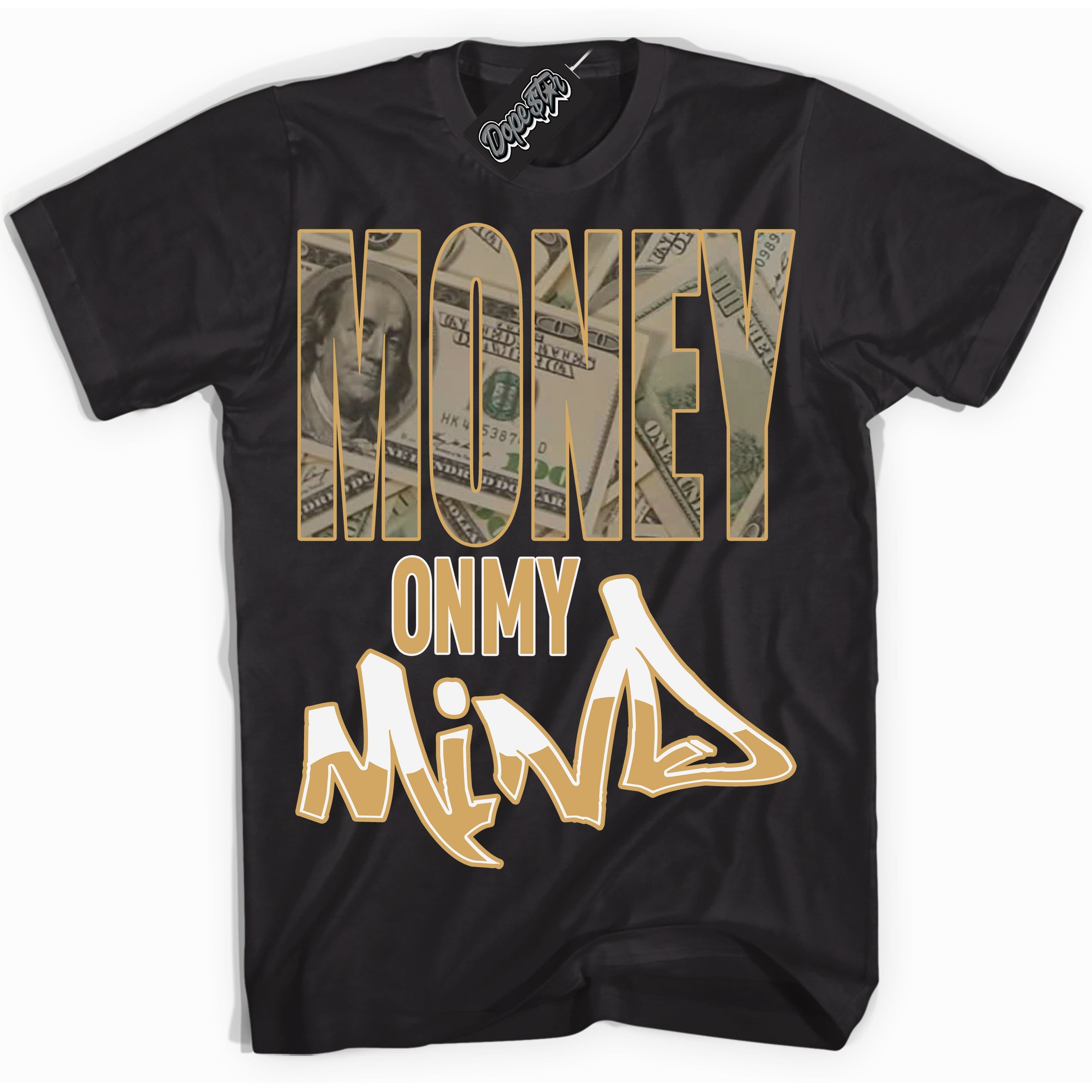Cool Black Shirt with “ Money On My Mind ” design that perfectly matches Craft Paris 6s Jordans.